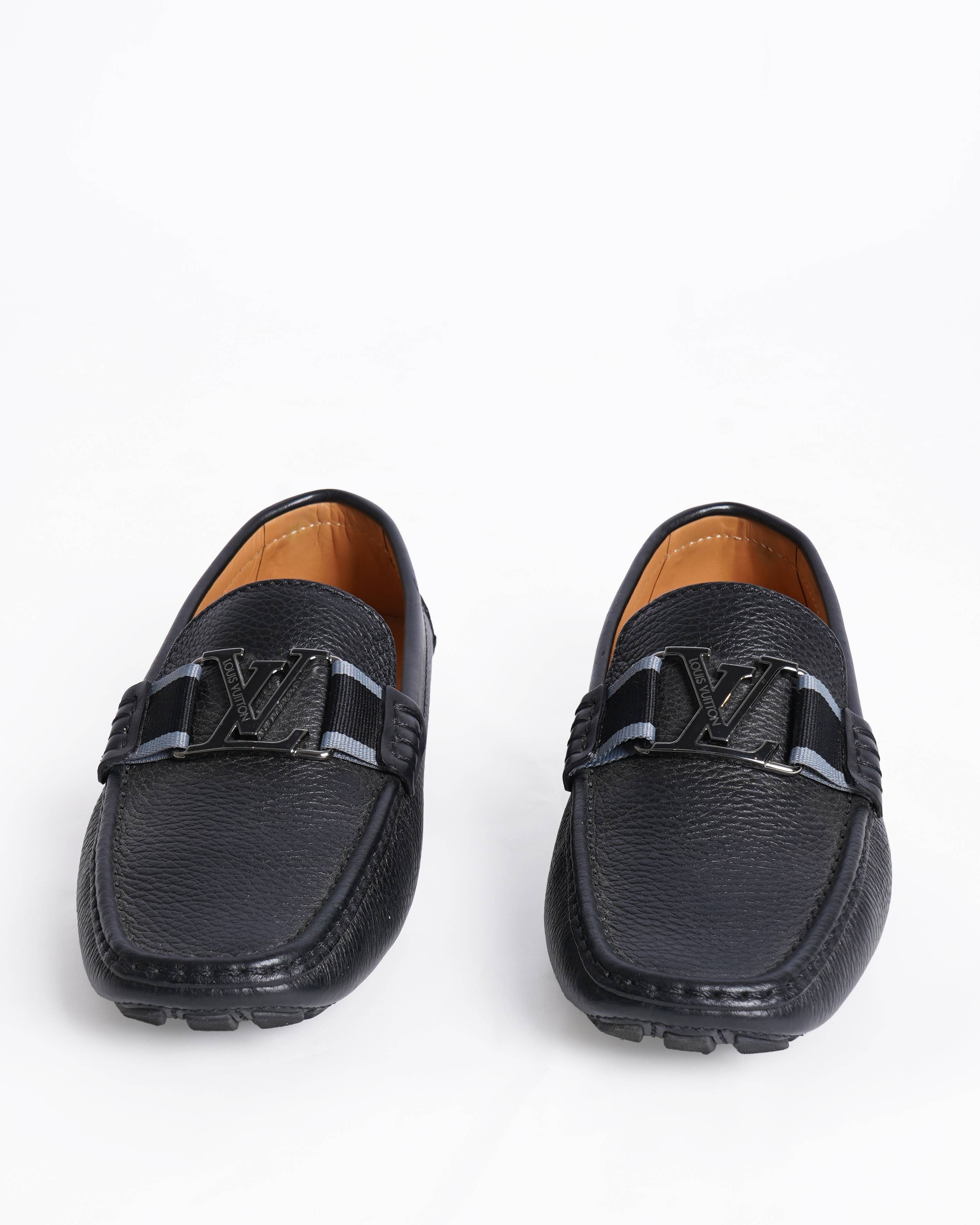 Louis Vuitton Men's Mont Carlo Loafers In Black