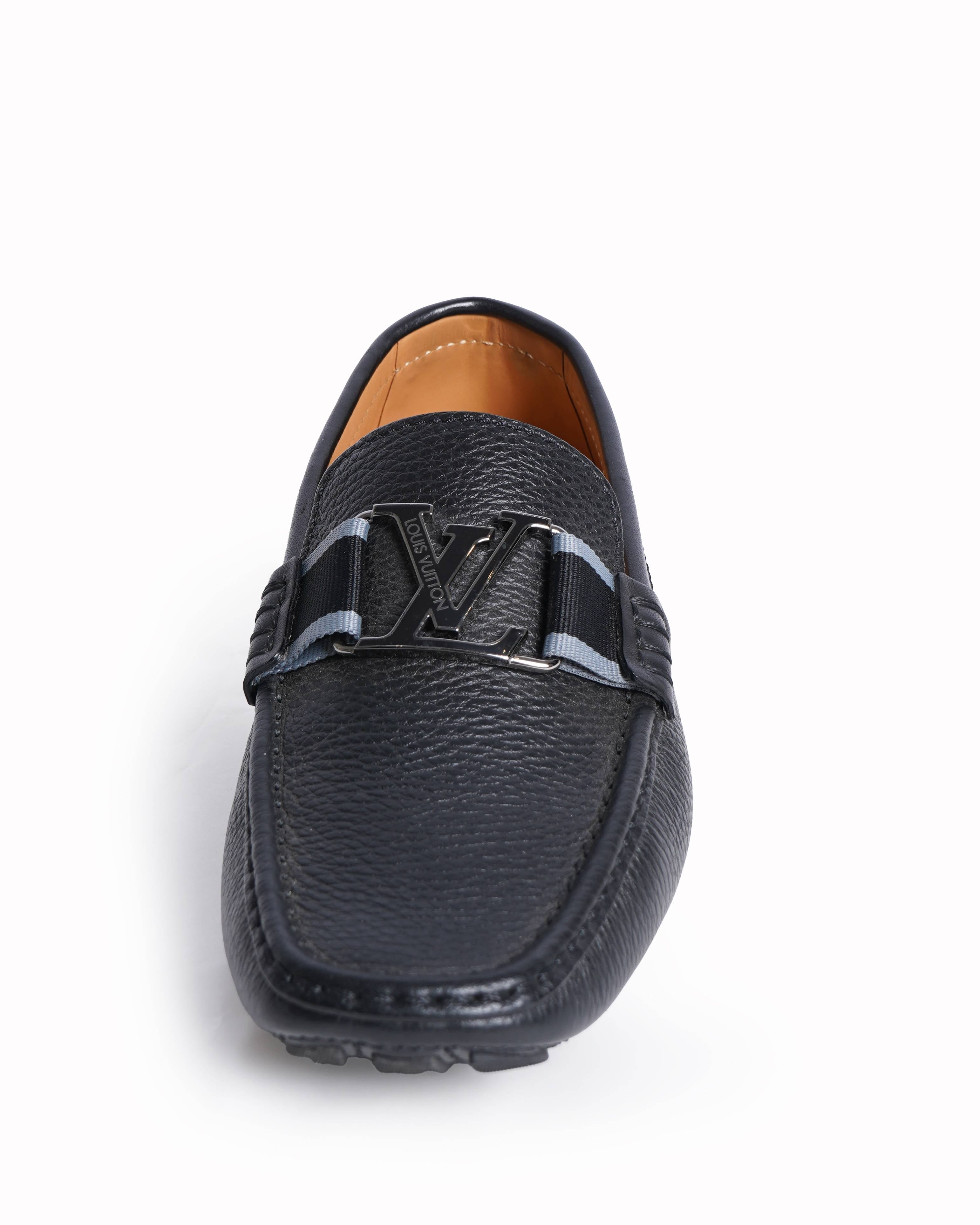 Louis Vuitton Men's Mont Carlo Loafers In Black