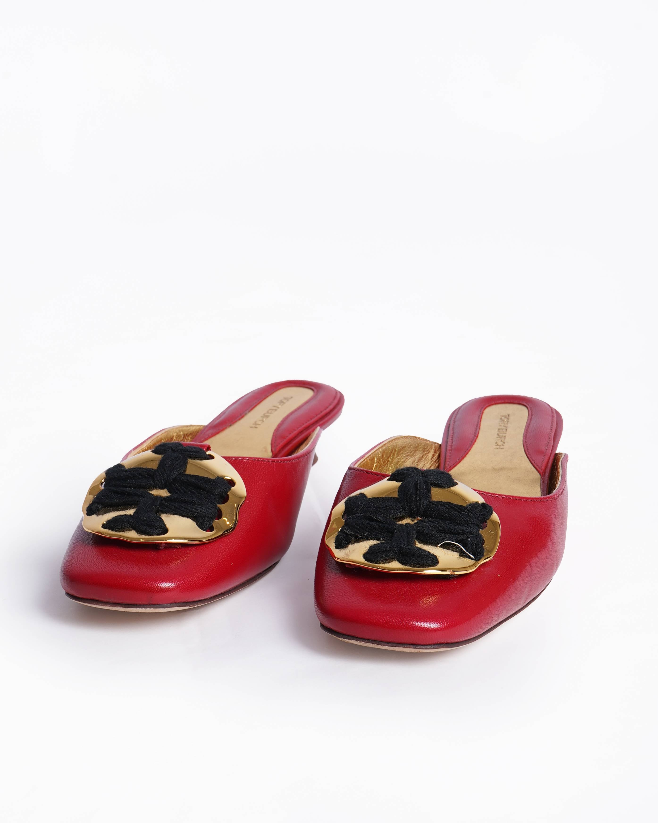 TORY BURCH Patos Logo Kitten Heeled Sandals