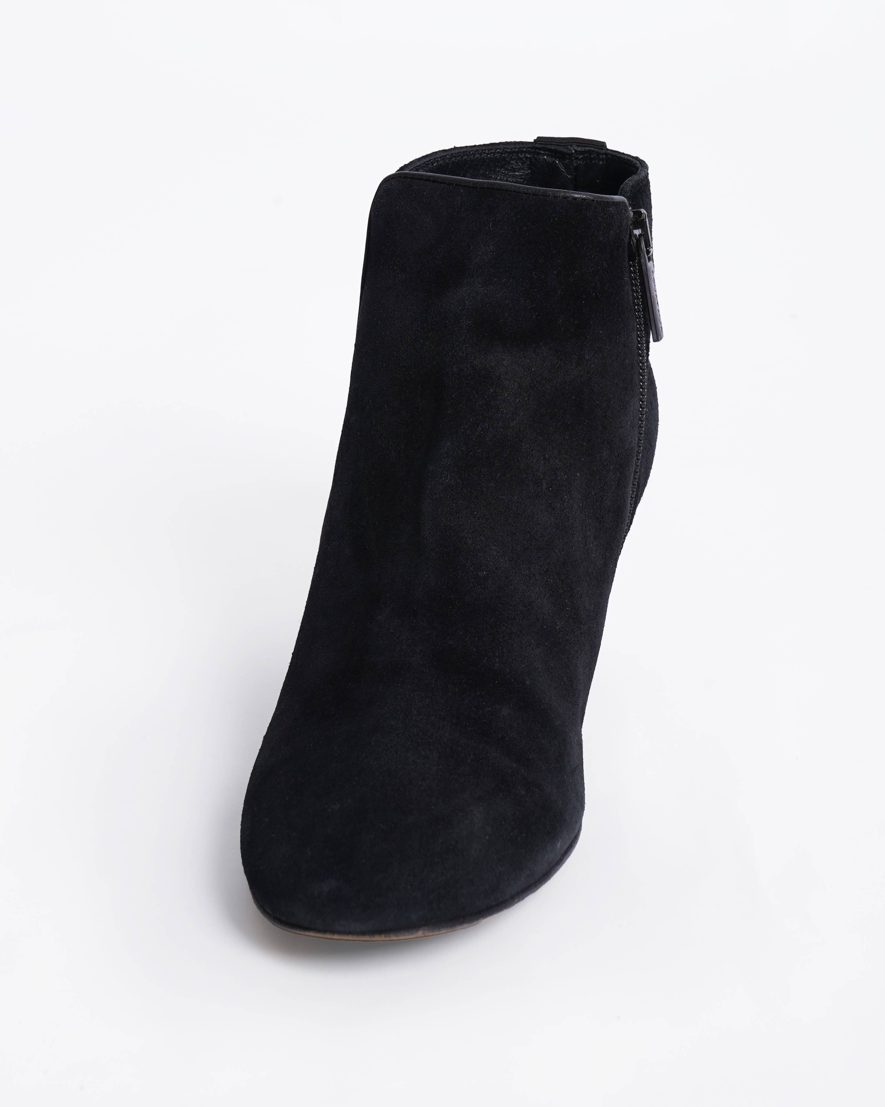 Russell & Bromley Black Suede Boots
