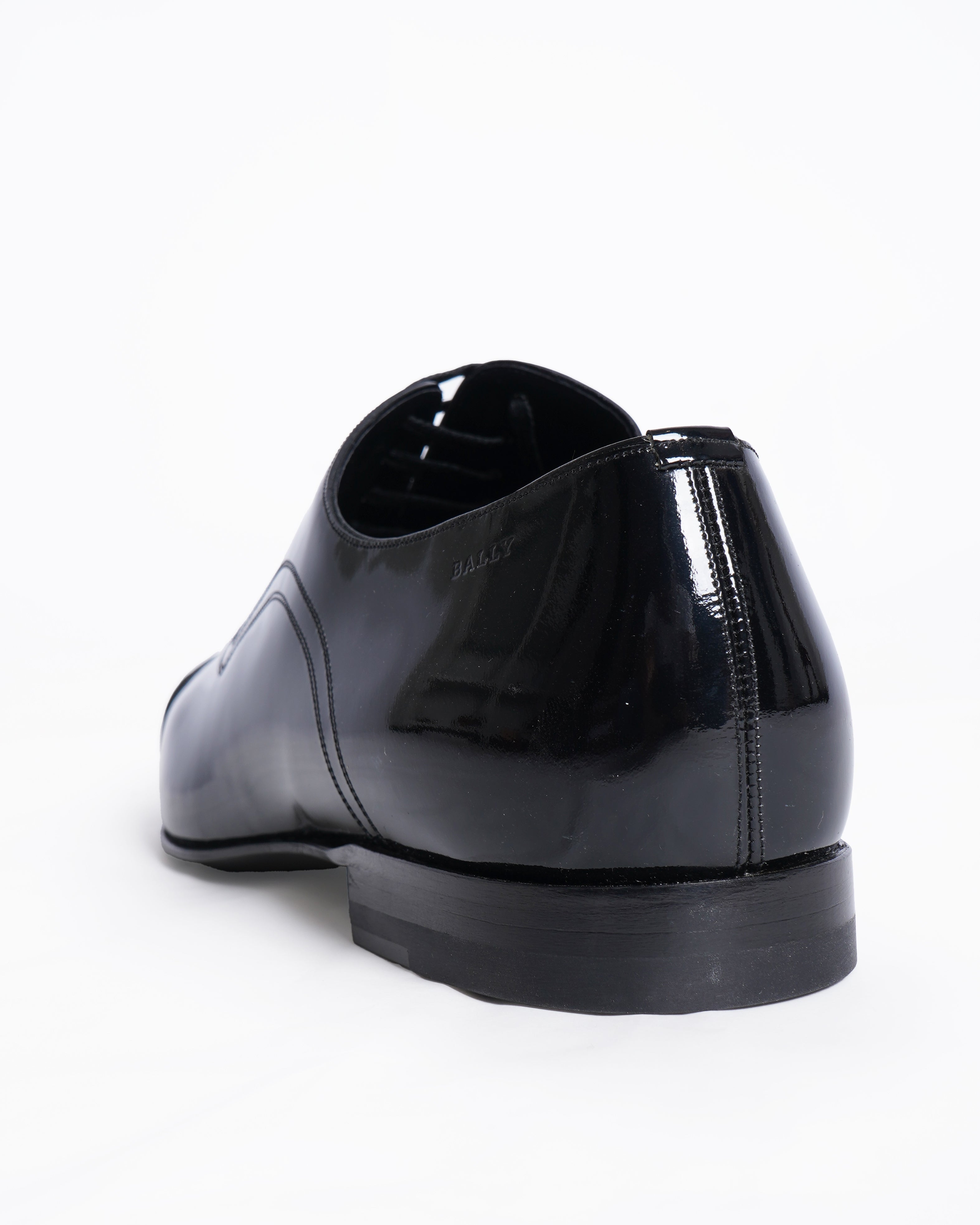 New Bally Men's Lace Up Patent Leather Shoes