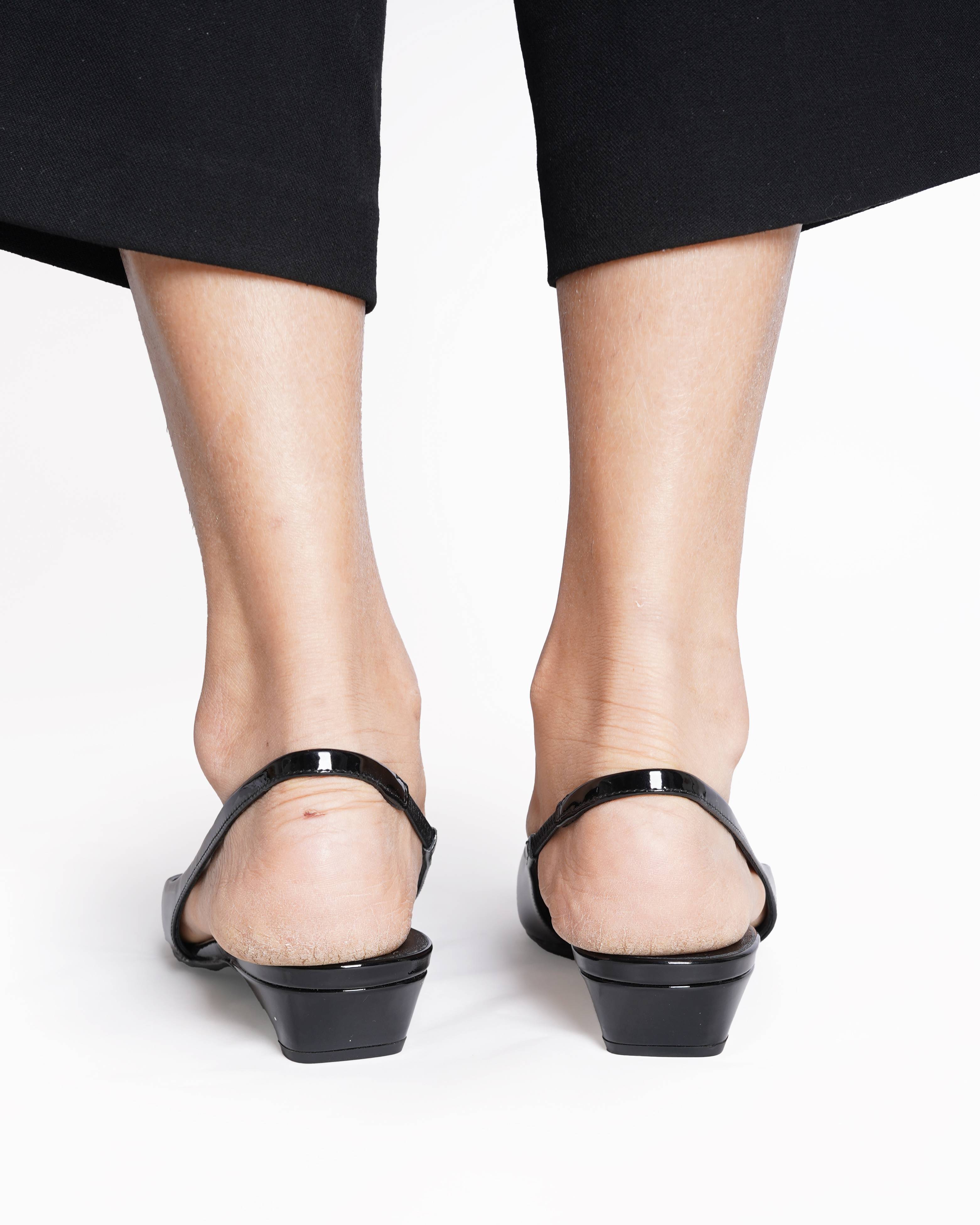 New Prada Kitten Heels In Black