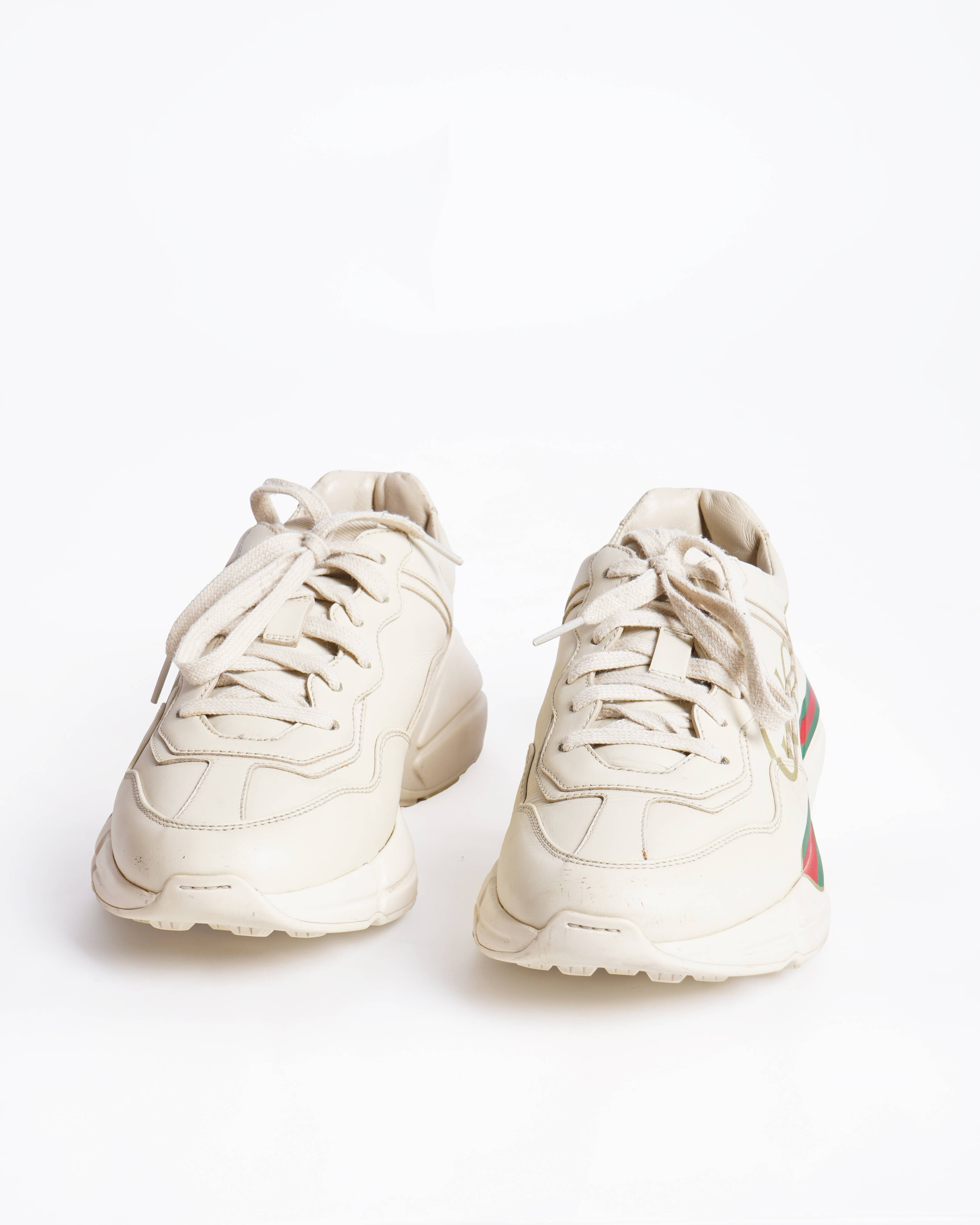 Gucci Men's Rhyton sneaker with Gucci logo