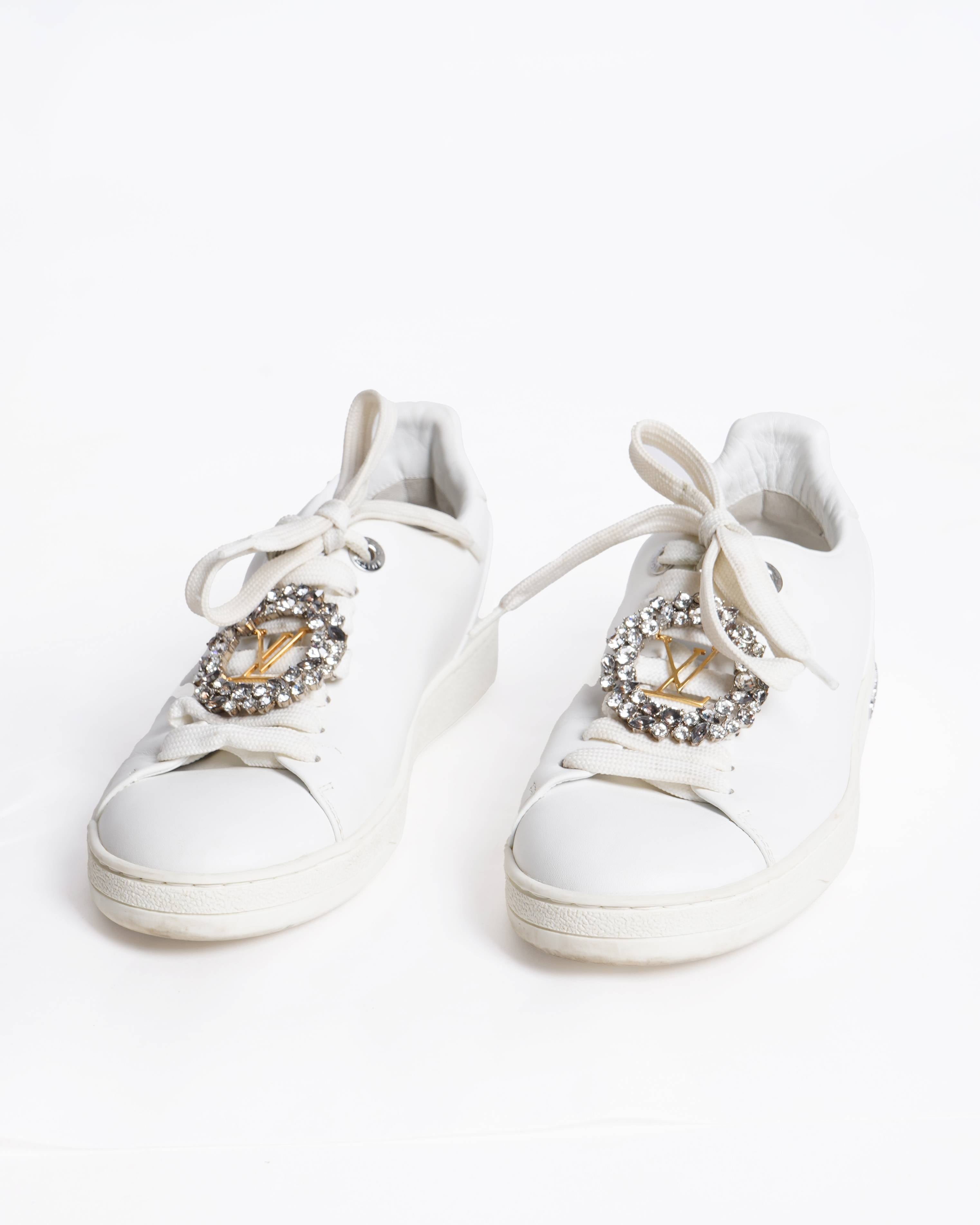 Louis Vuitton Front Row leather trainers
