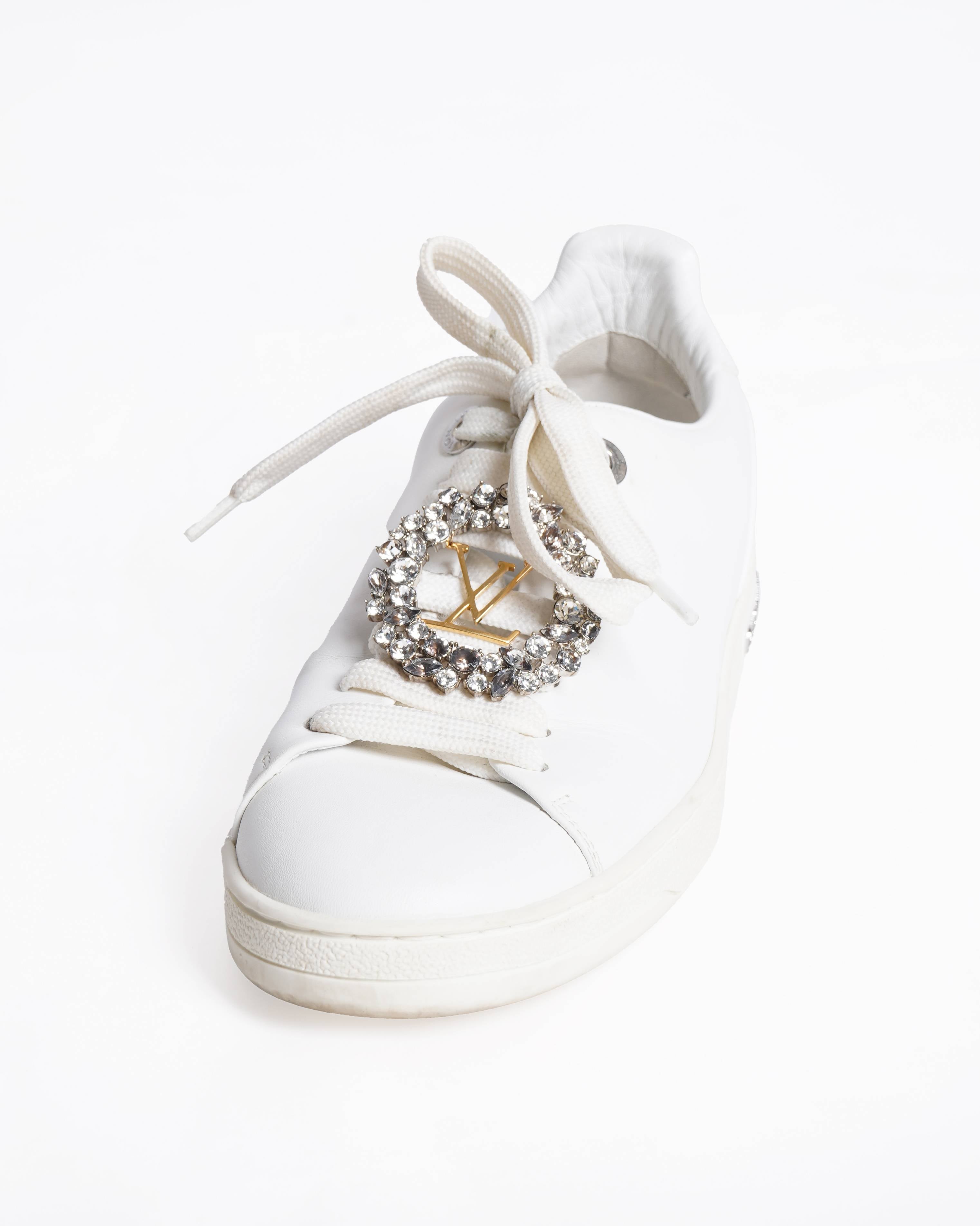 Louis Vuitton Front Row leather trainers