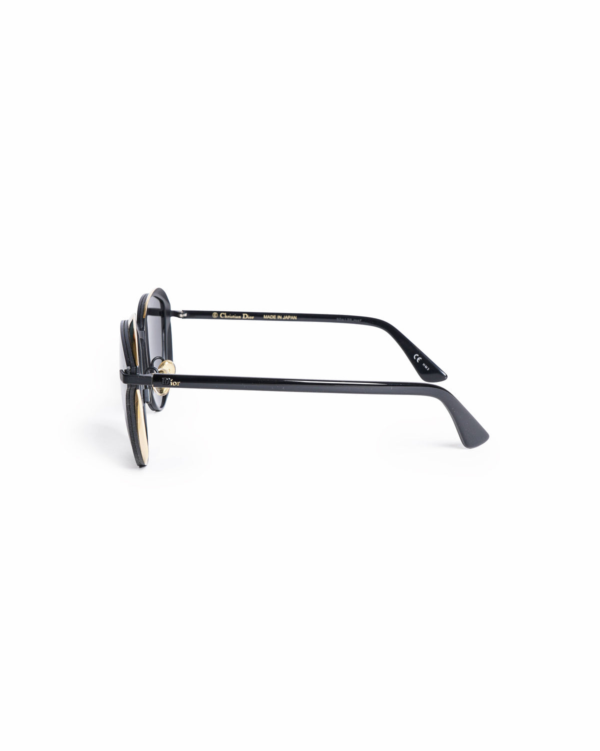 Dior Women's Black & Gold Murmure Cat-Eye Sunglasses