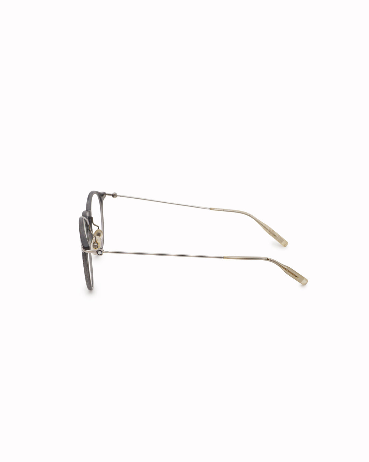 Montblanc Black Round Eyeglasses