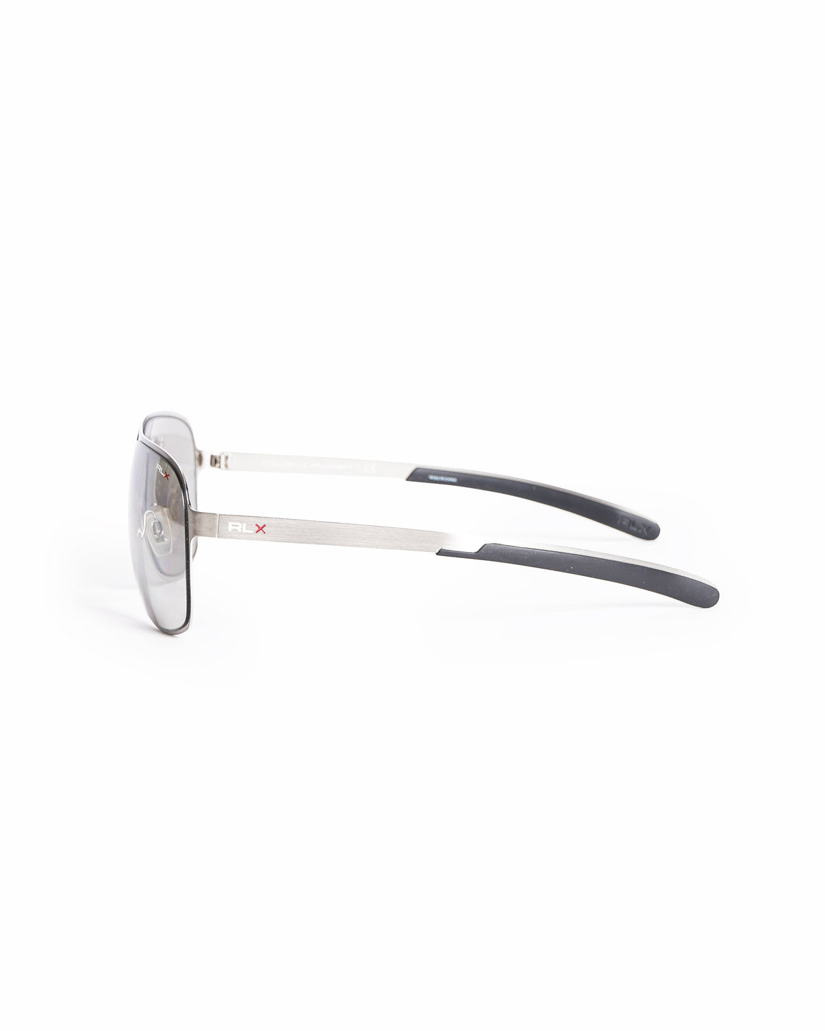 Ralph Lauren Men's Silver Matte Navigator Sunglasses