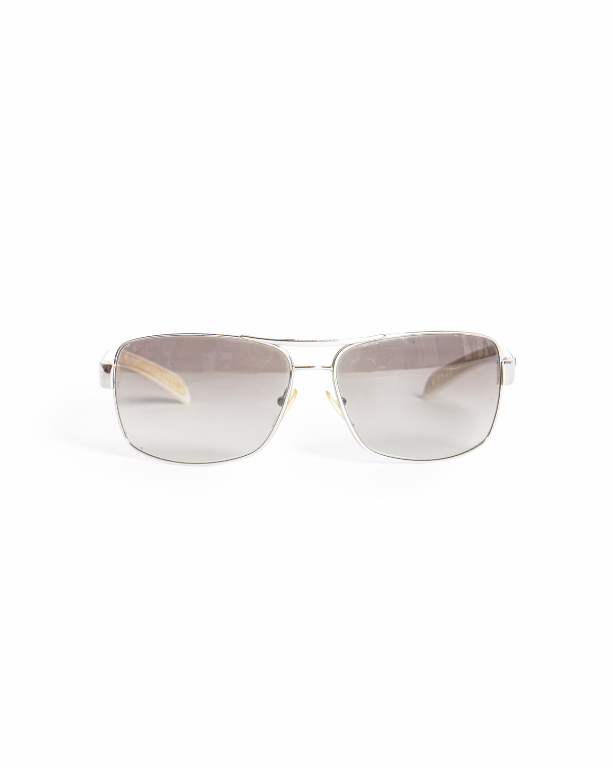 Ralph Lauren Men's Silver Matte Navigator Sunglasses