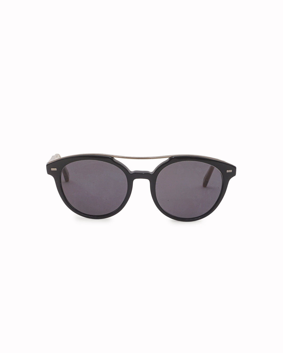 Ermenegildo Zegna Black & Brown Tinted Sunglasses