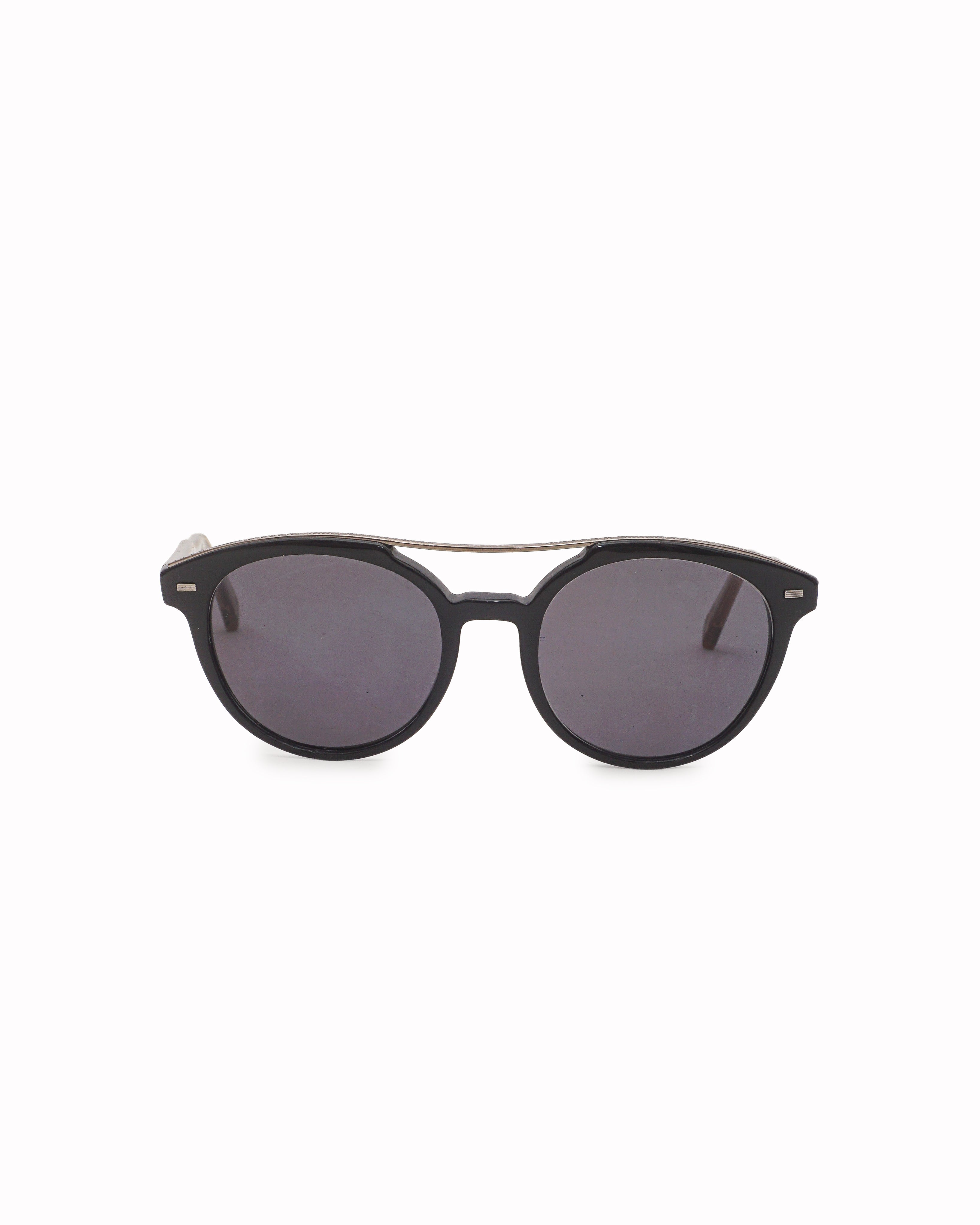 Ermenegildo Zegna Black & Brown Tinted Sunglasses