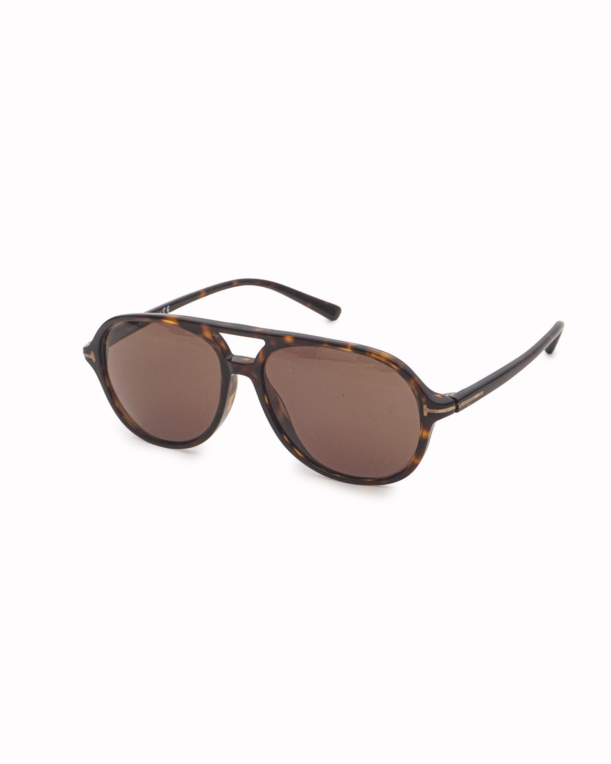 Tom Ford Jared Tortoiseshell Aviator Sunglasses