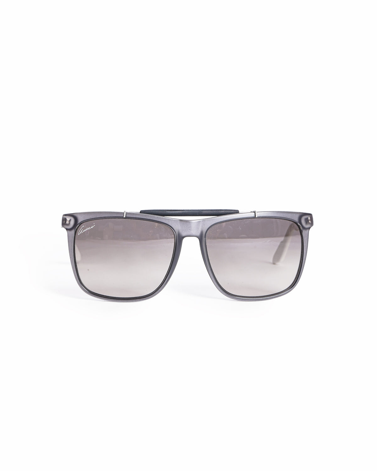 Gucci Men's Matte Black Square Sunglasses