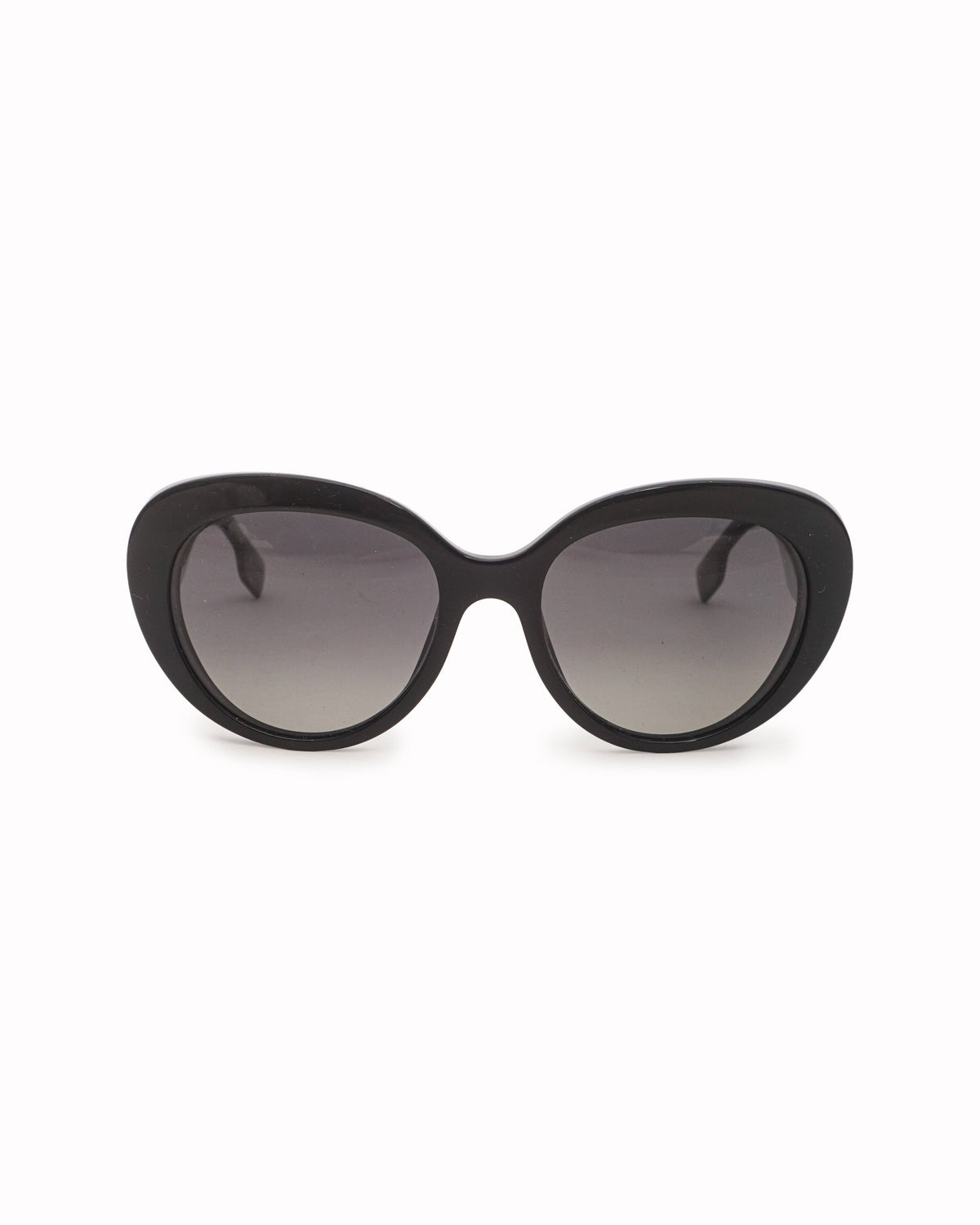 Burberry Black Rounded Acetate Sunglasses