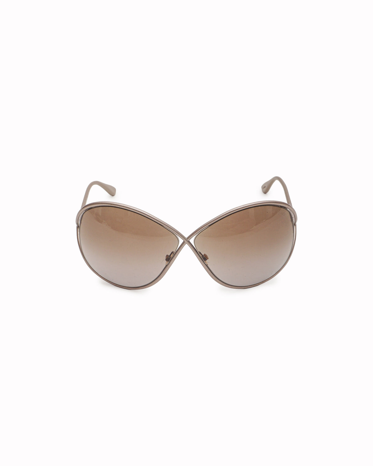 Tom Ford Oversized Crossover Frame Sunglasses