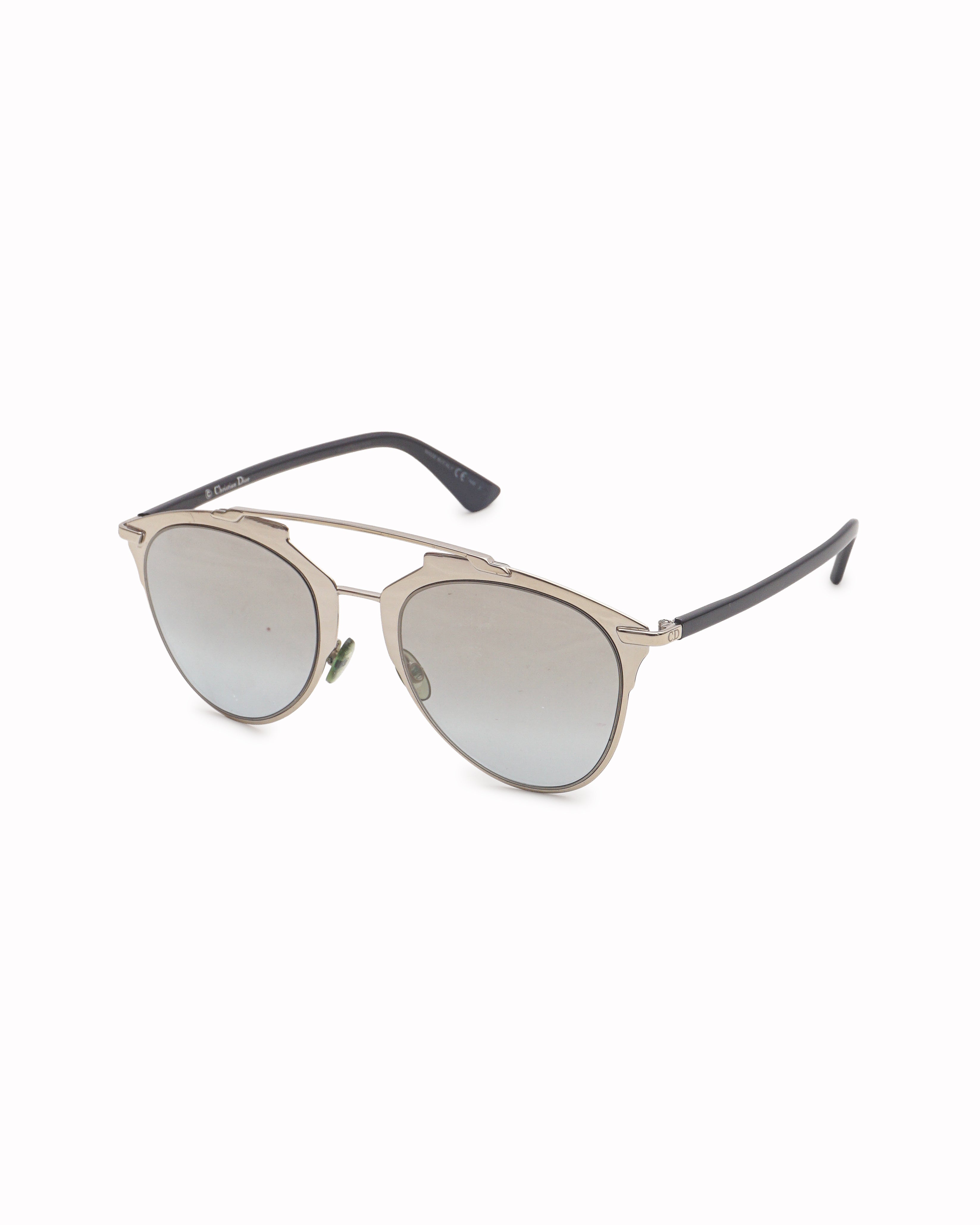 Christian Dior Reflected Silver & Black Sunglasses