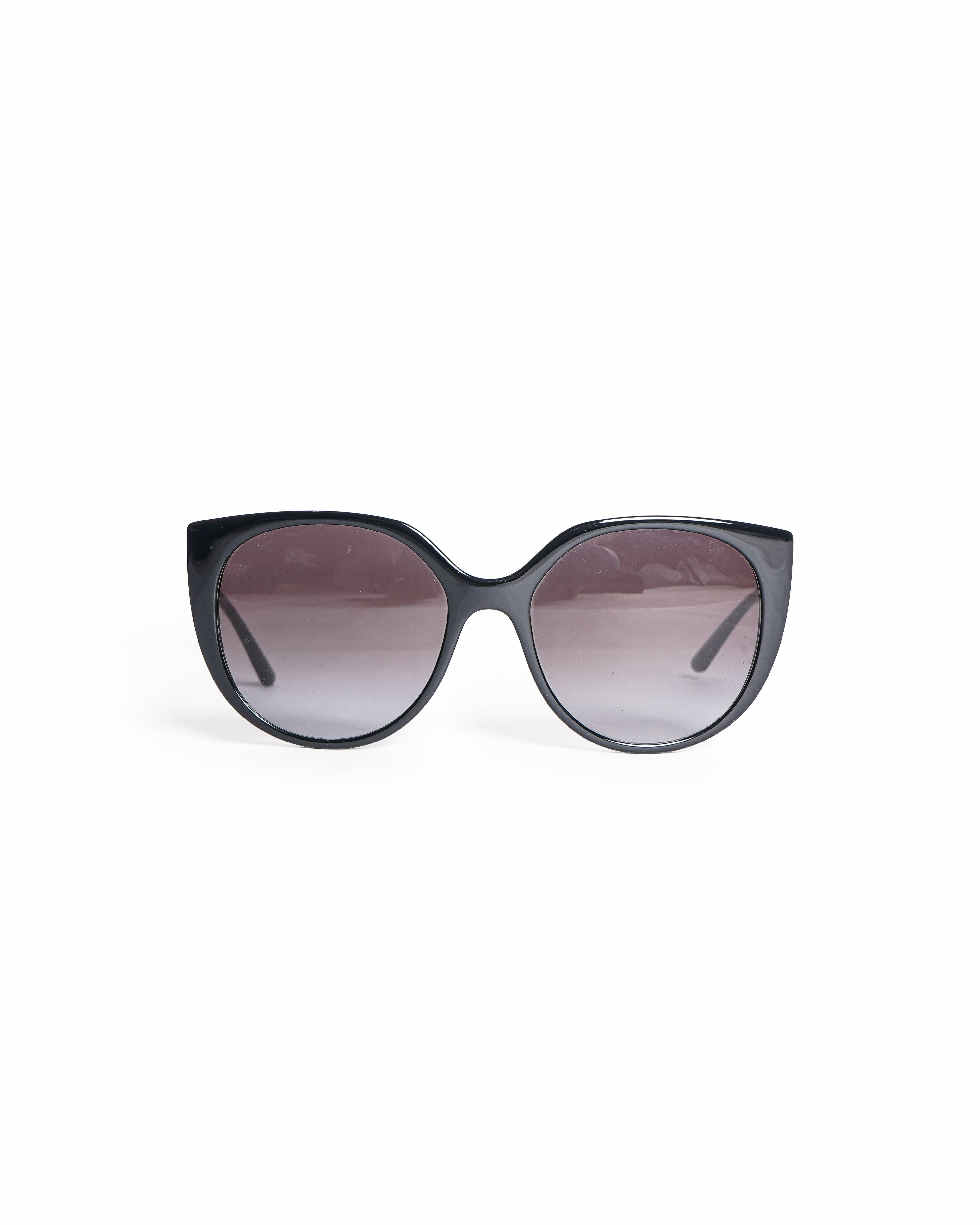 Dolce & Gabbana Round frame black sunglasses