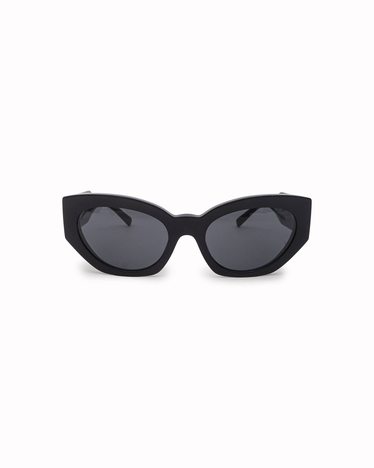 Versace Black Acetate Medusa Cat-Eye Sunglasses