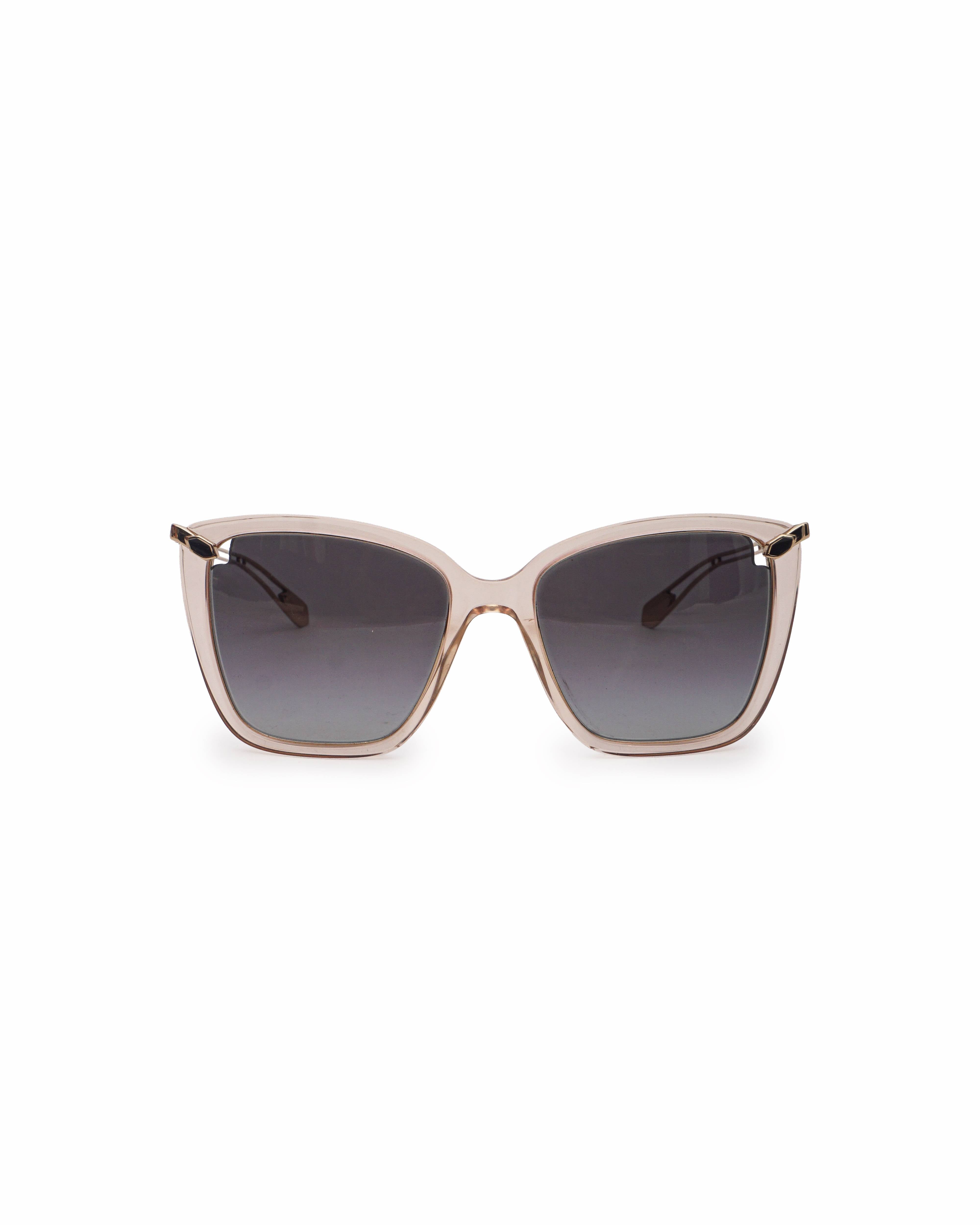 Bvlgari Pale Pink Gradient Square Sunglasses