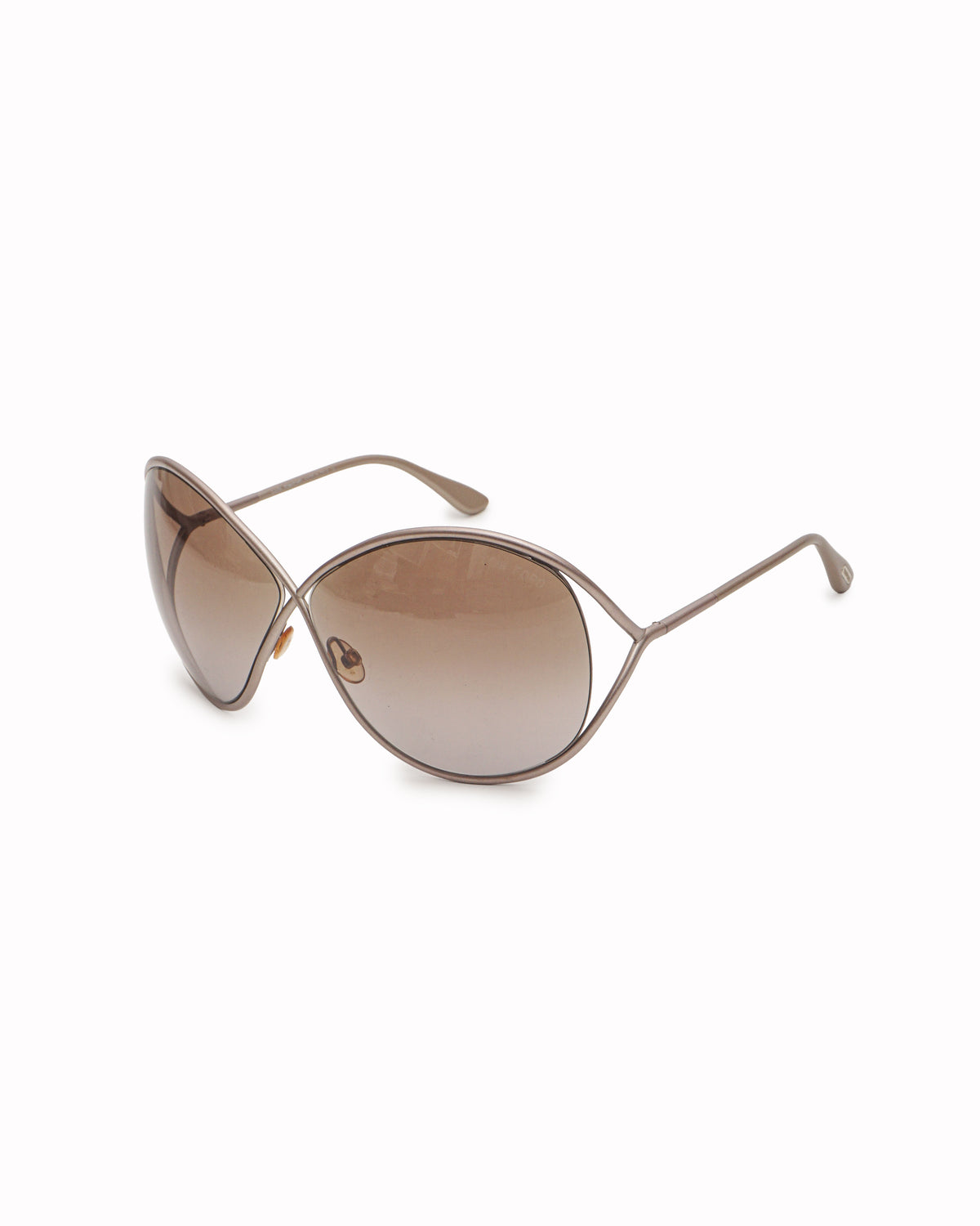 Tom Ford Oversized Crossover Frame Sunglasses