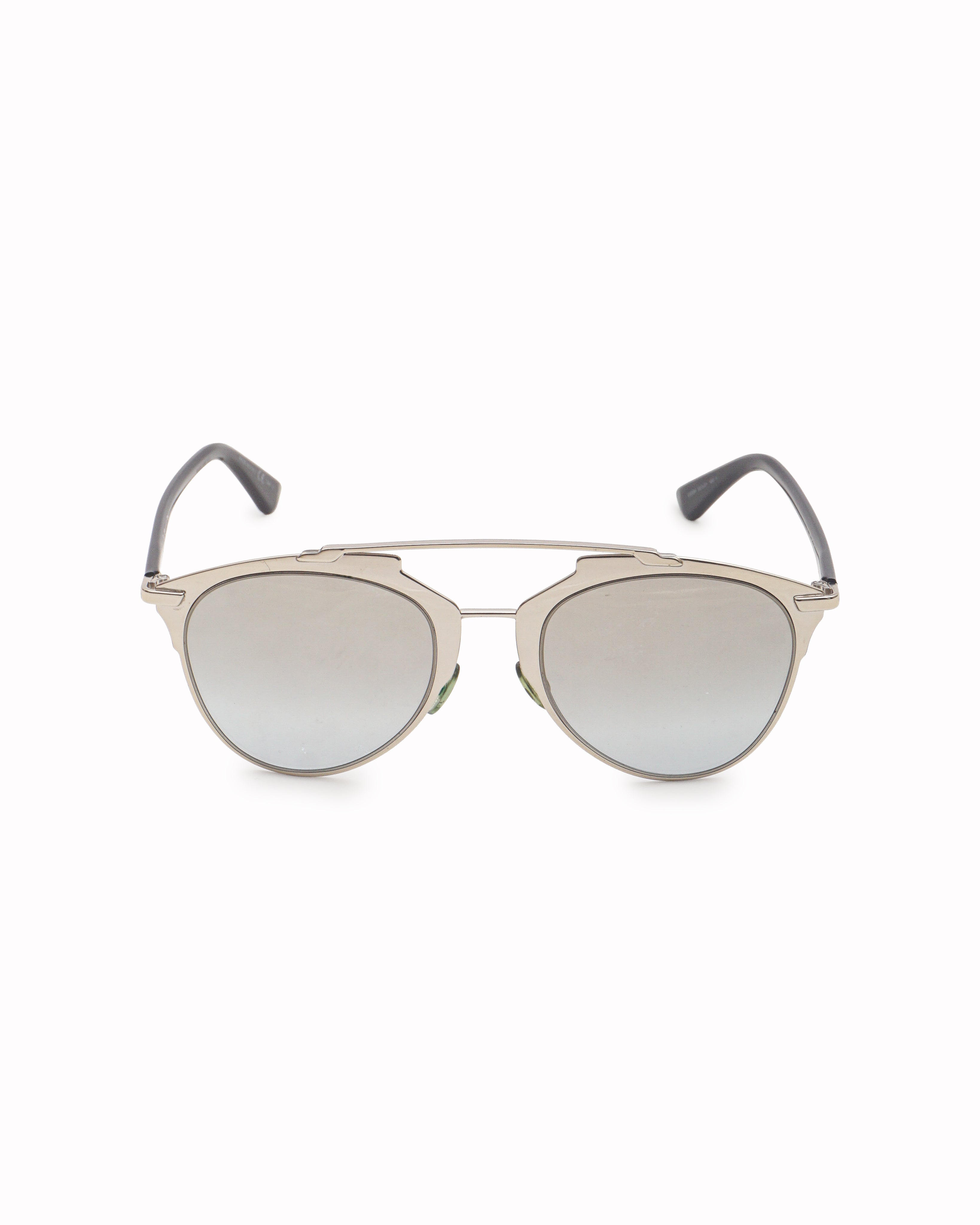 Christian Dior Reflected Silver & Black Sunglasses