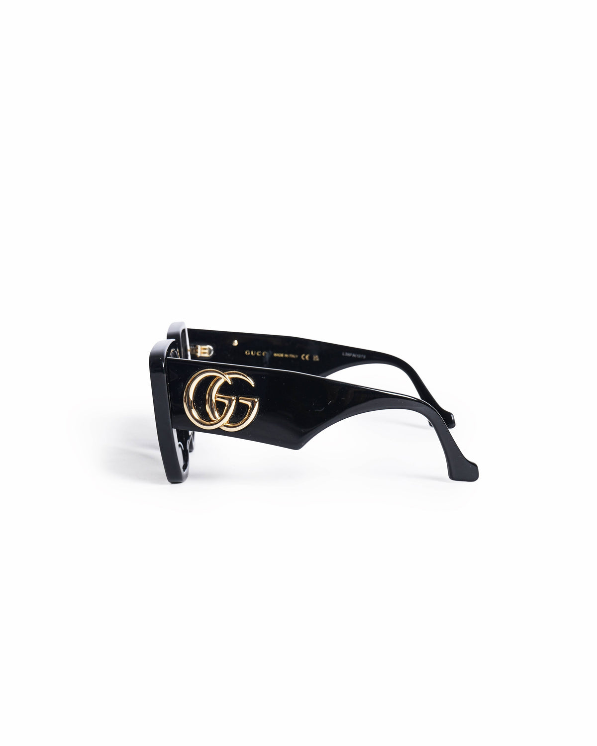 Gucci Black Oversized Square Women's Sunglasses