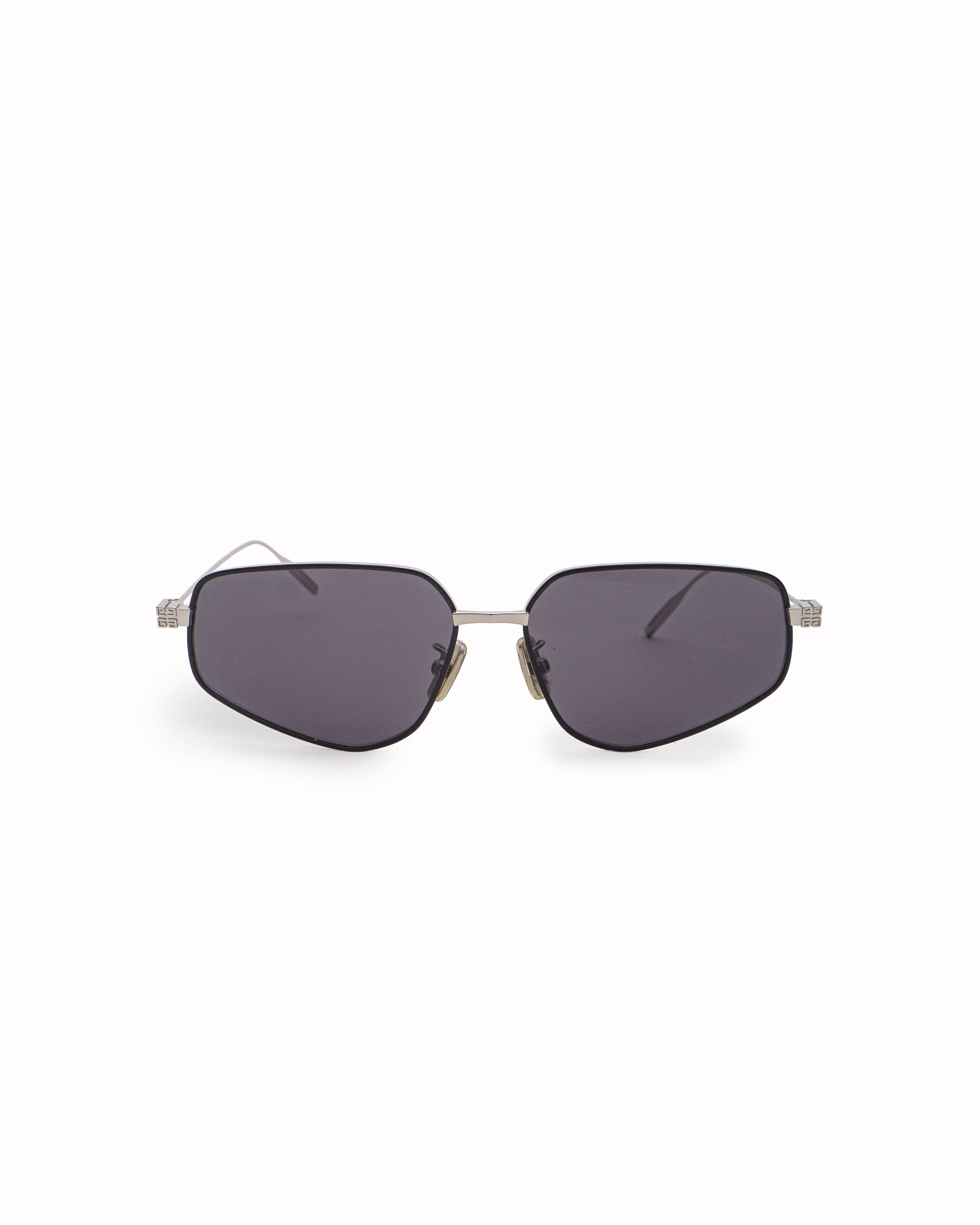 Givenchy Geometric Cat-Eye Metal Sunglasses
