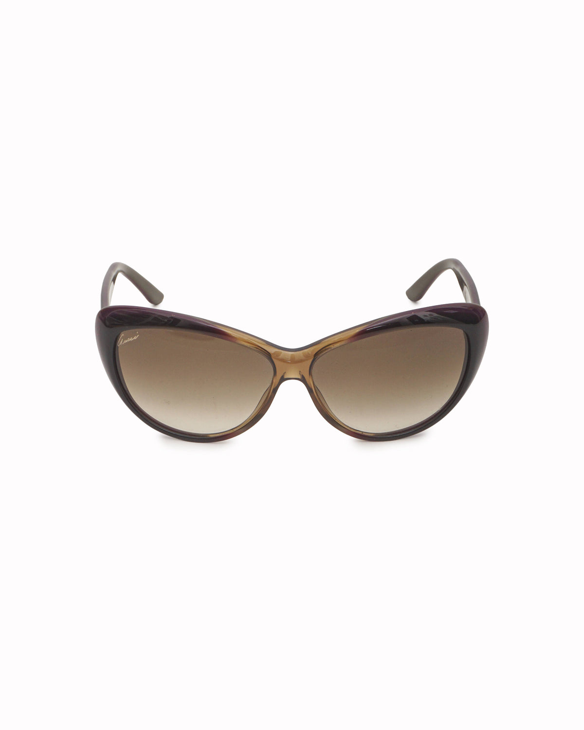 Gucci Deep Purple Acetate Oversized GG Sunglasses