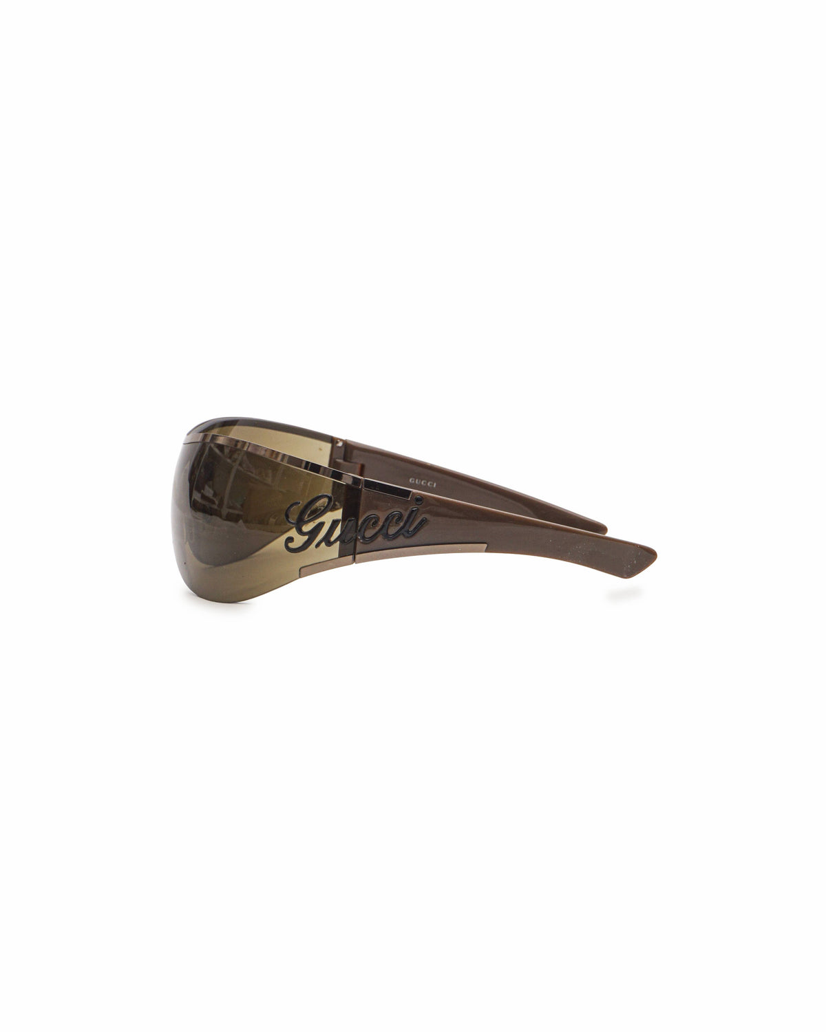 Gucci Wrap-Around Shield Visor Sunglasses