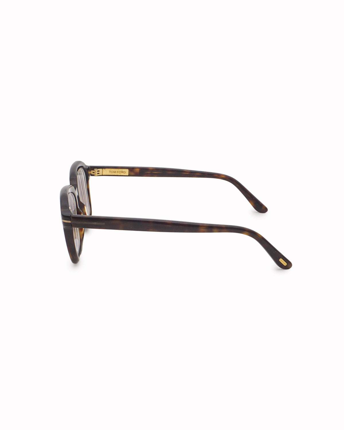 Tom Ford Dark Tortoiseshell Rectangular Eyeglasses