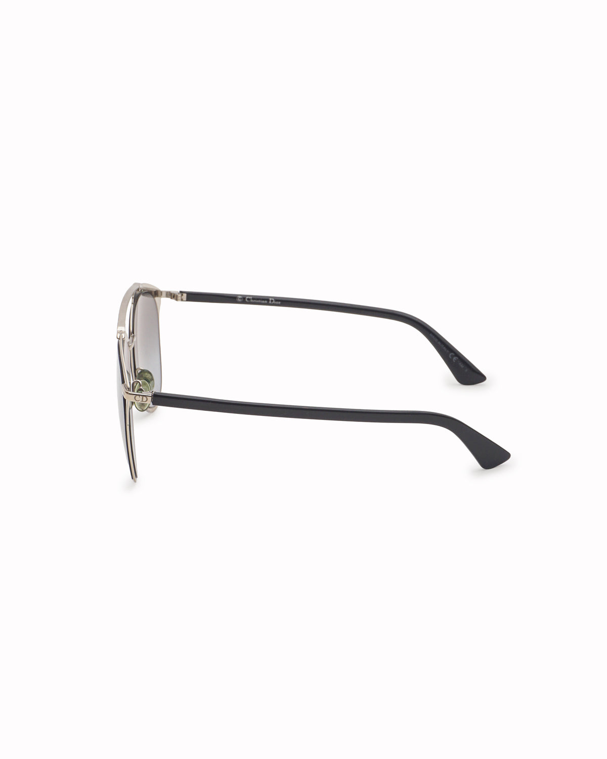 Christian Dior Reflected Silver & Black Sunglasses