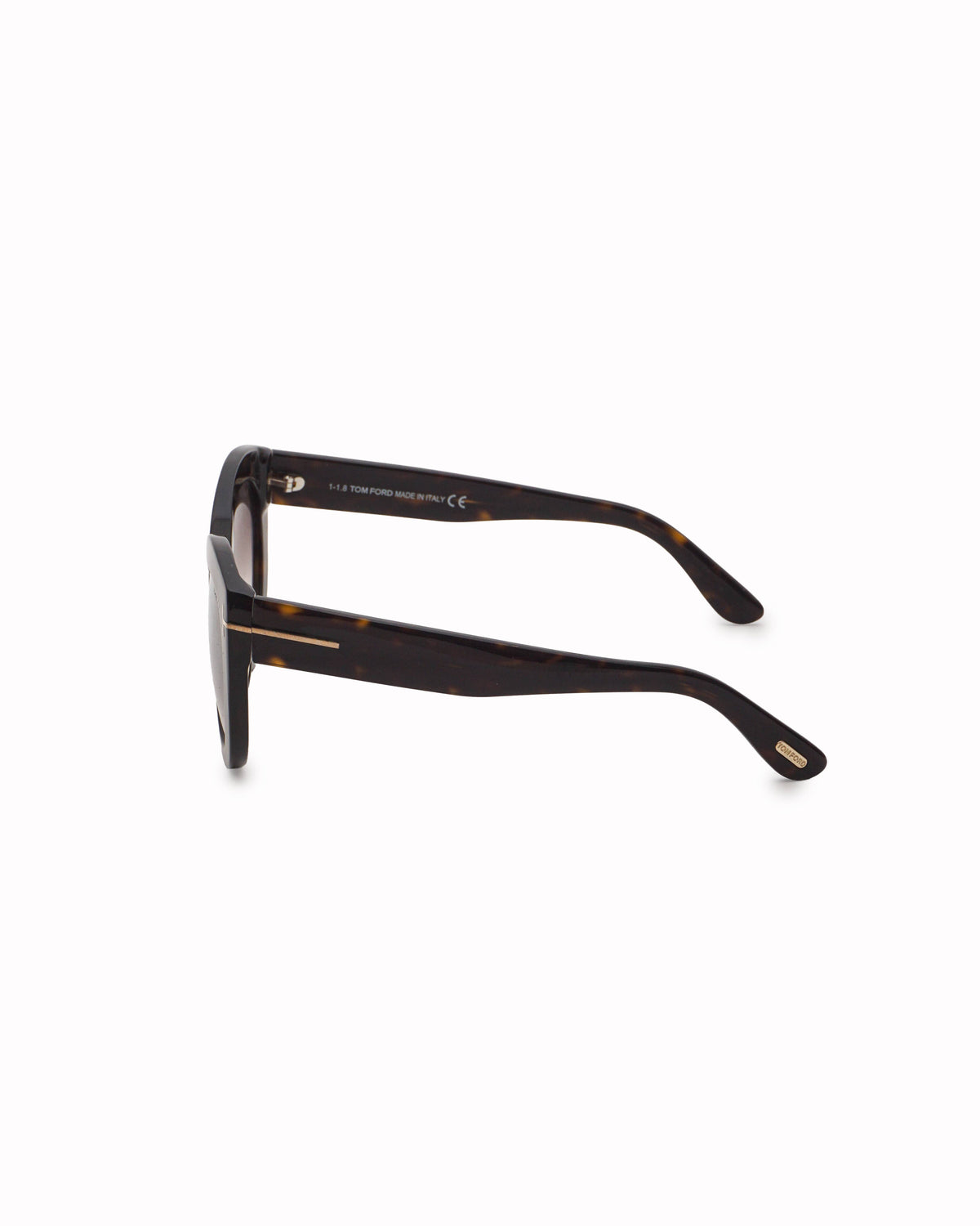 Tom Ford Shiny Brown Tortoiseshell Diane Crossover Sunglasses