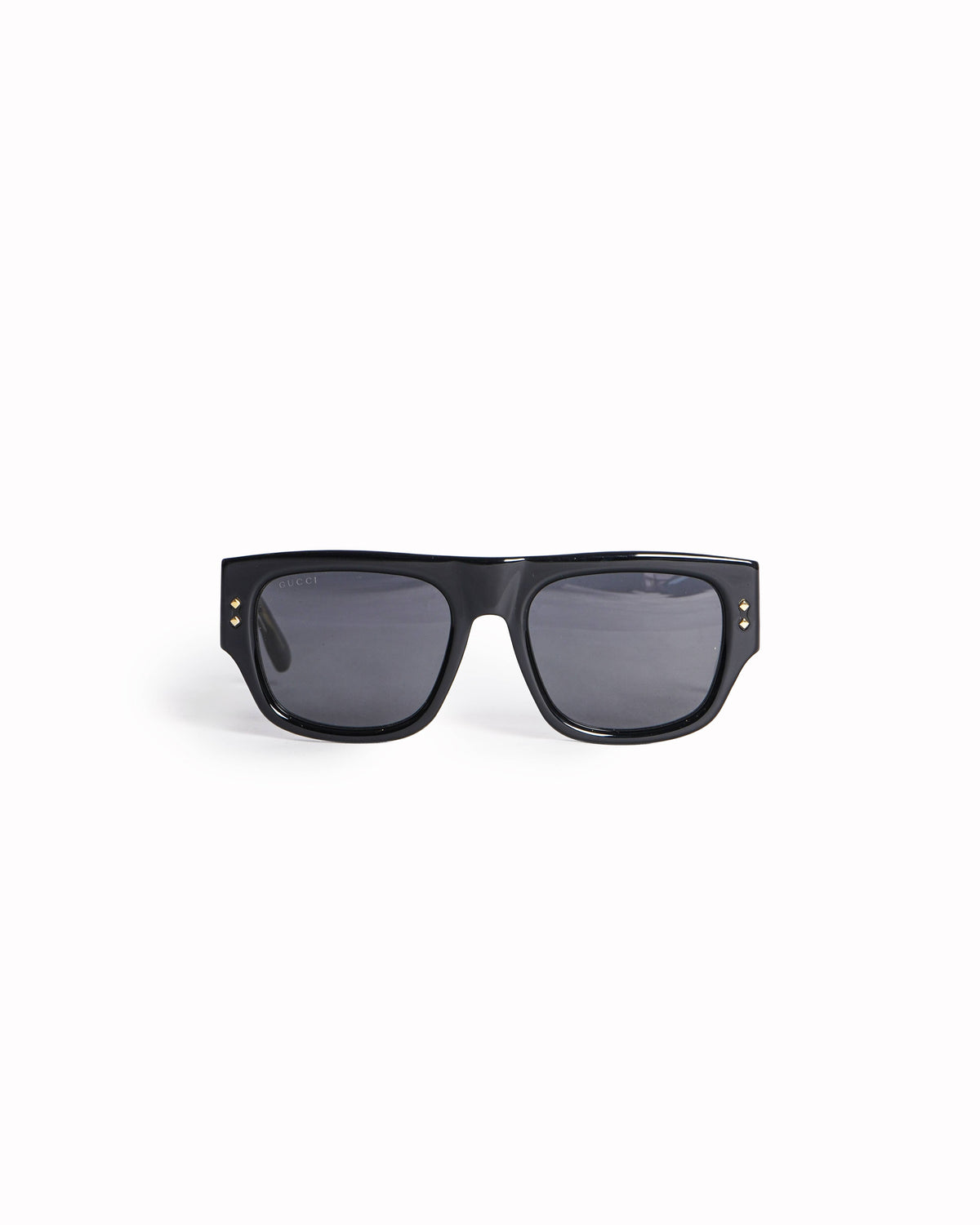 Gucci Black Acetate Oversized Square Sunglasses
