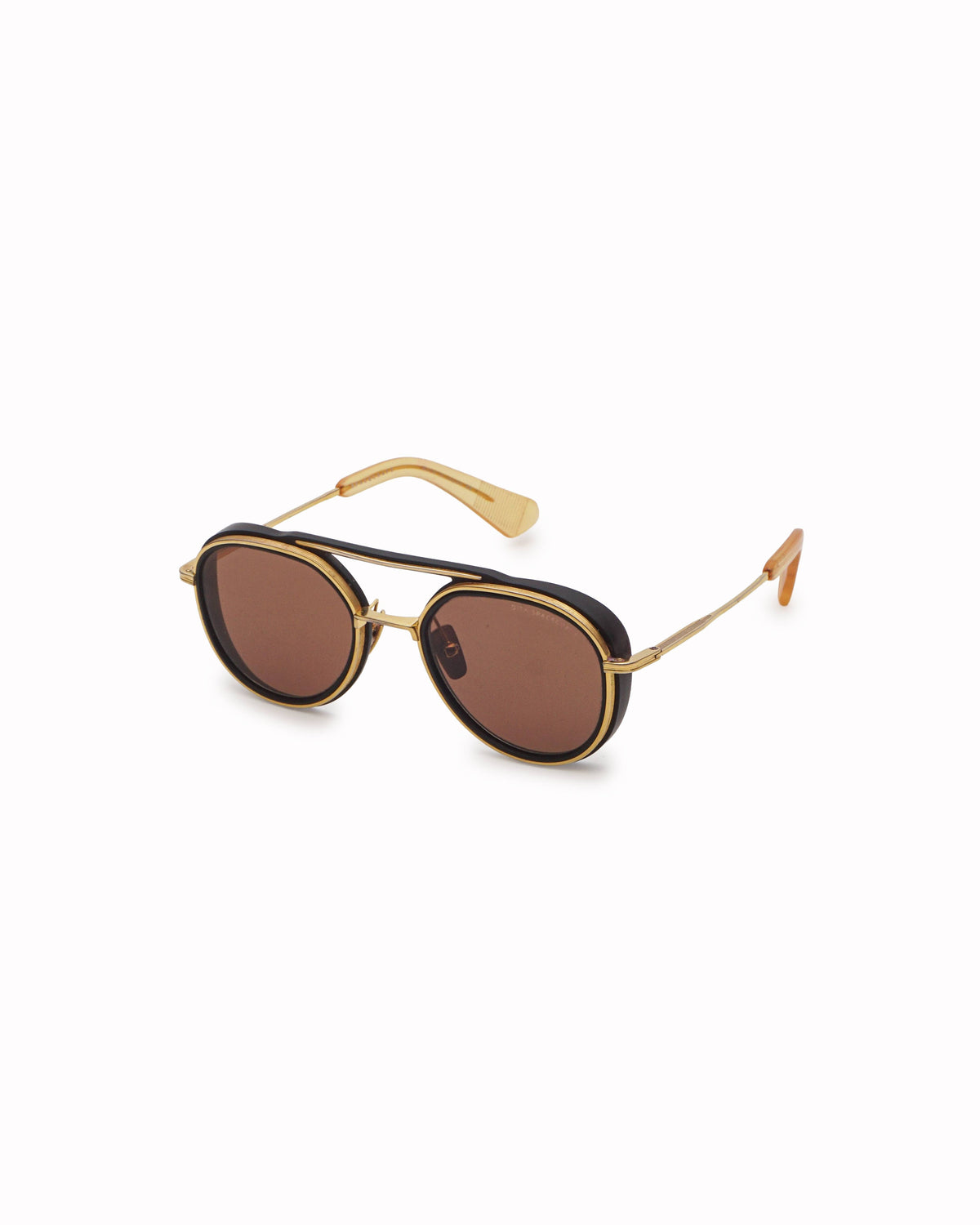 Dita Spacecraft Gold-Tone & Matte Black Sunglasses