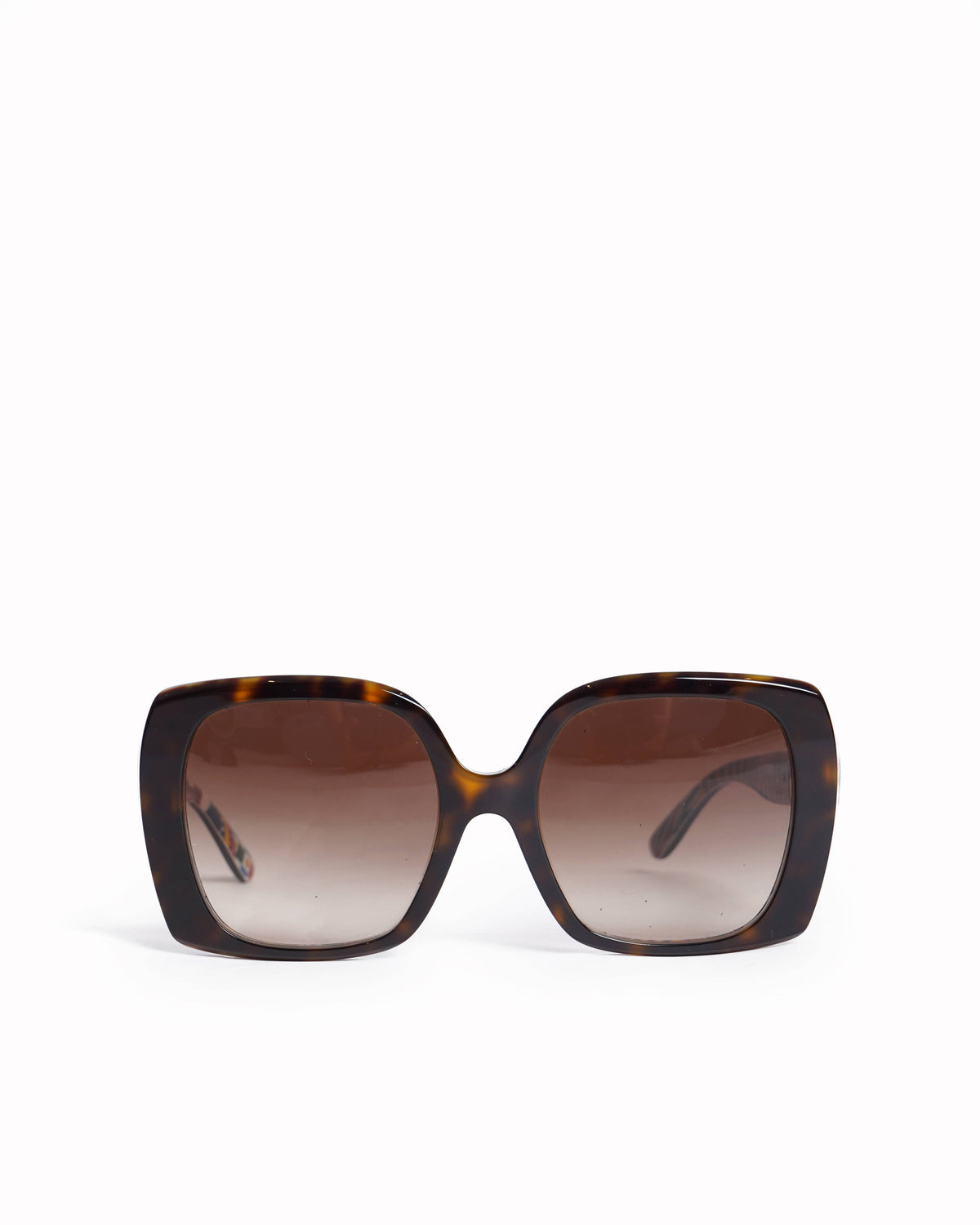 New Dolce & Gabbana oversized tortoise frame sunglasses
