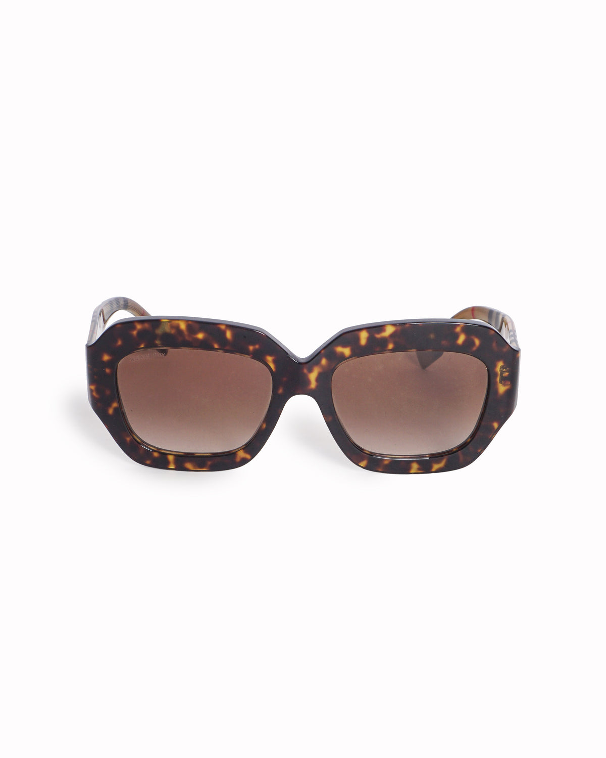 Burberry Myrtle Tortoiseshell & Vintage Check Sunglasses