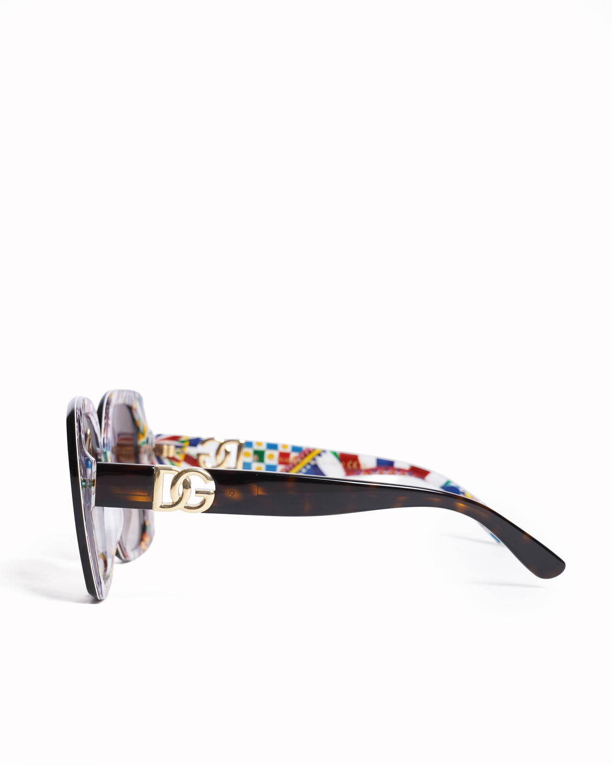 New Dolce & Gabbana oversized tortoise frame sunglasses