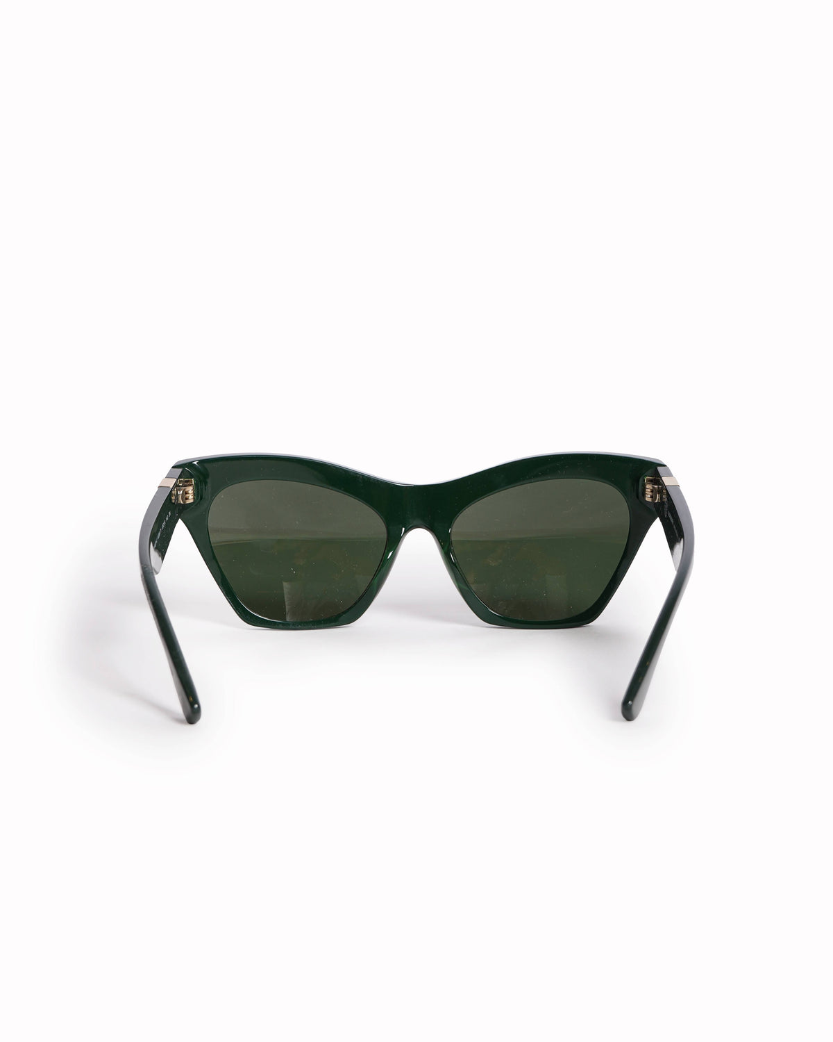 New Burberry Women's Cat Eye Sunglasses In Green