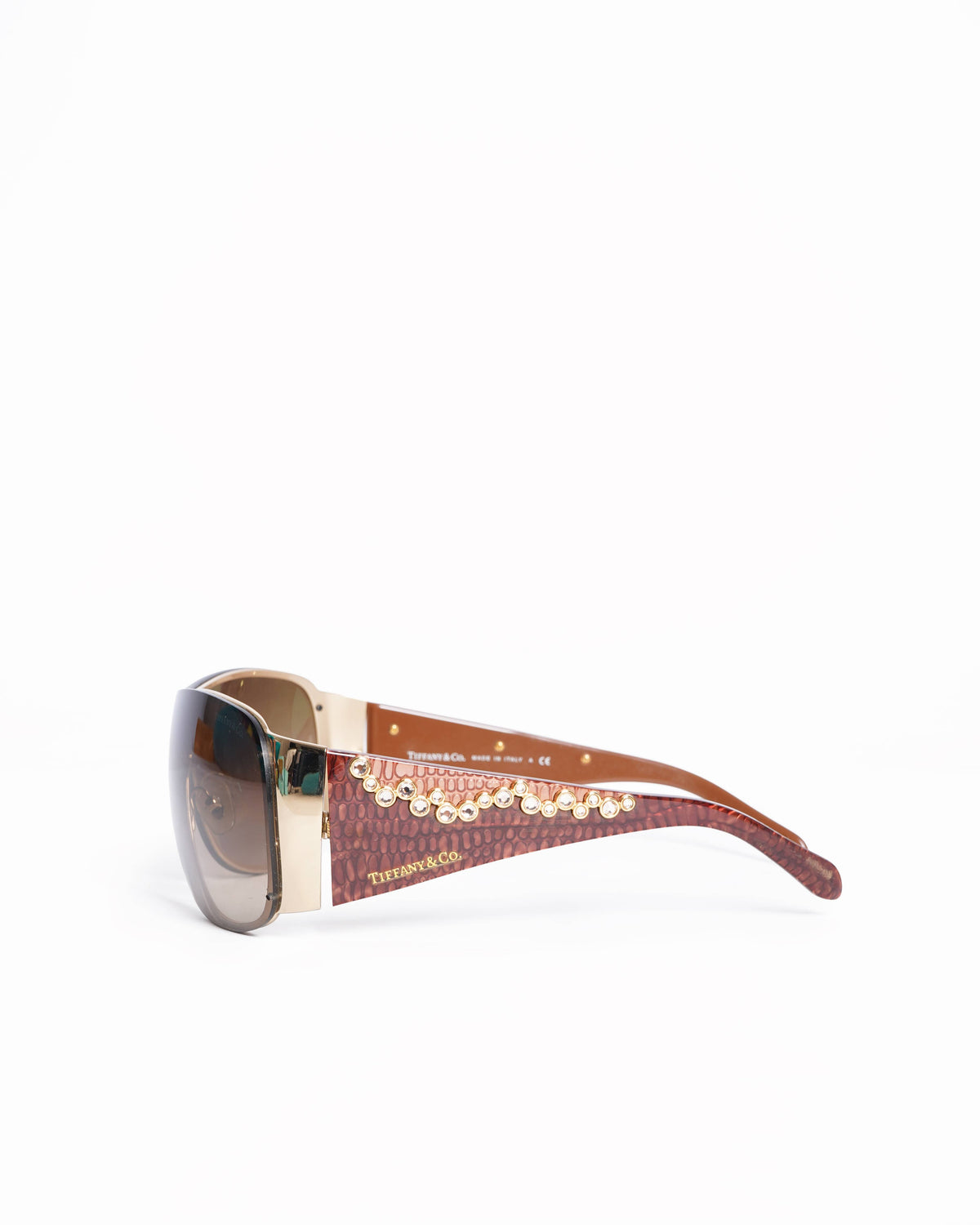 Tiffany & Co. Brown Sheild sunglasses