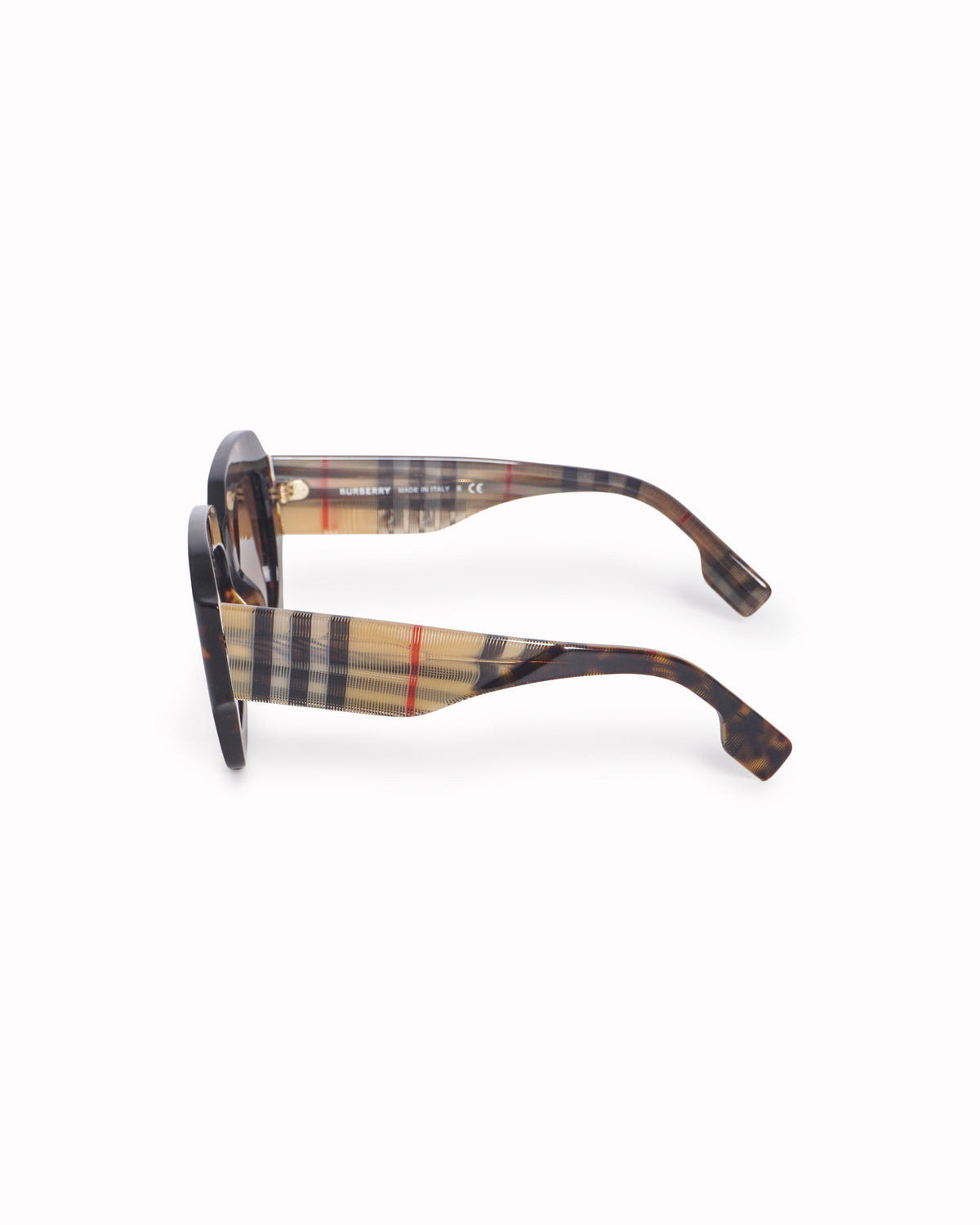 Burberry Myrtle Tortoiseshell & Vintage Check Sunglasses