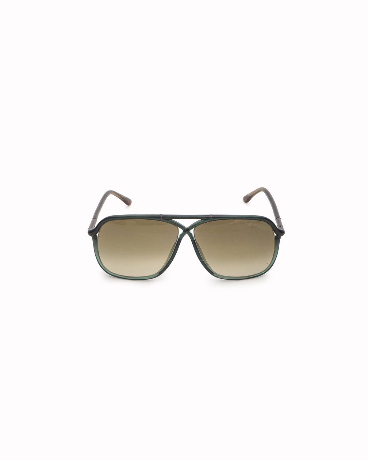 Tom Ford Light Teal Acetate Aviator Sunglasses