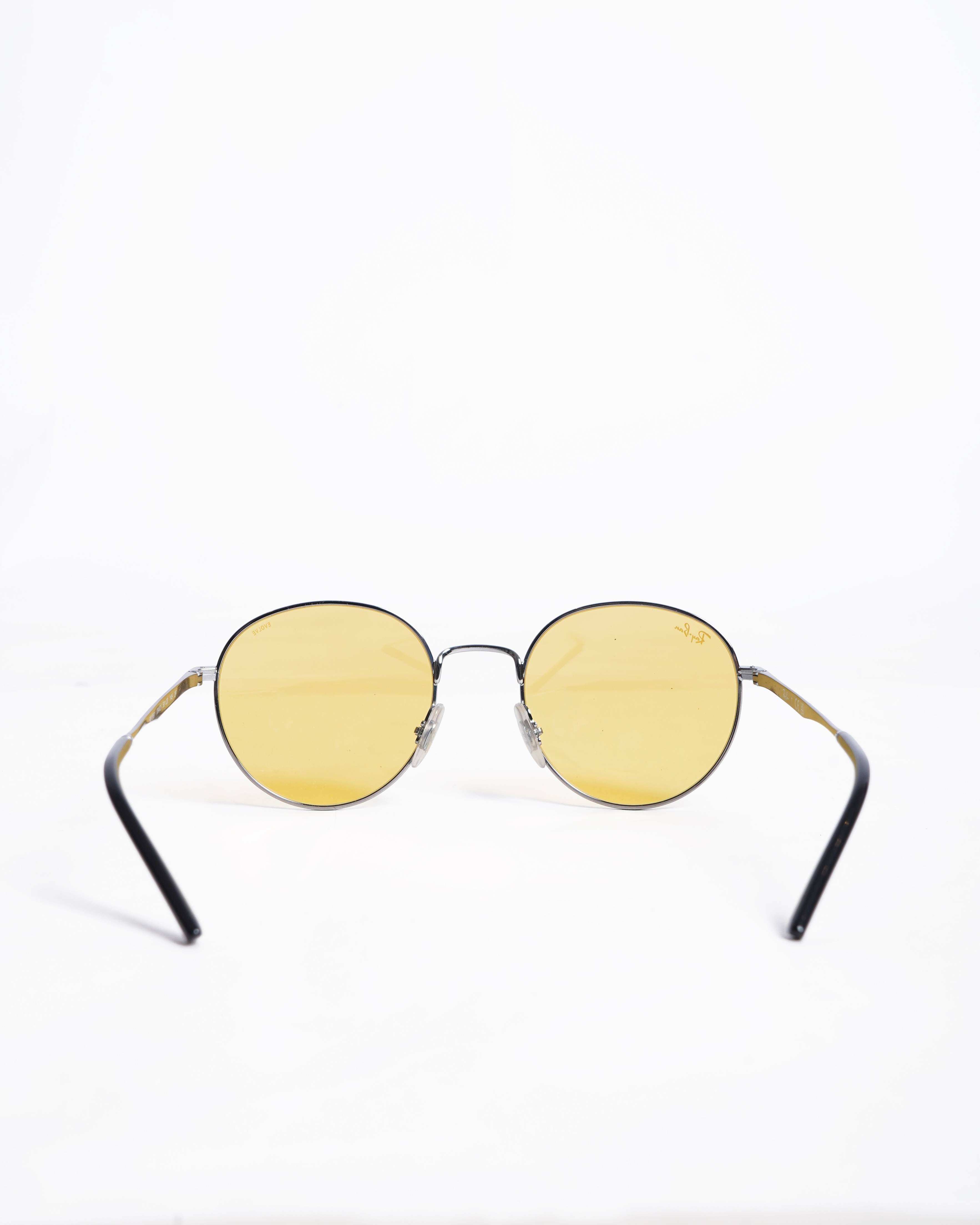 Ray-Ban yellow tinted sunglasses
