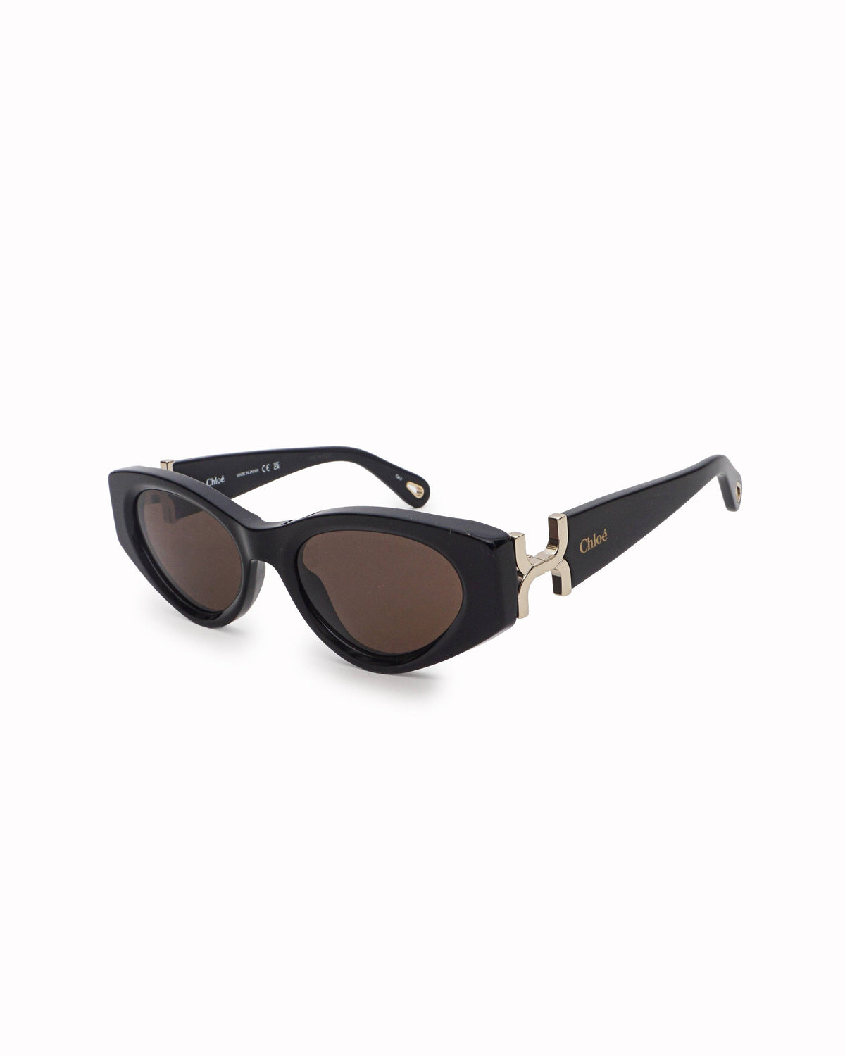 Chloé Marcie Black Acetate Cat-Eye Sunglasses