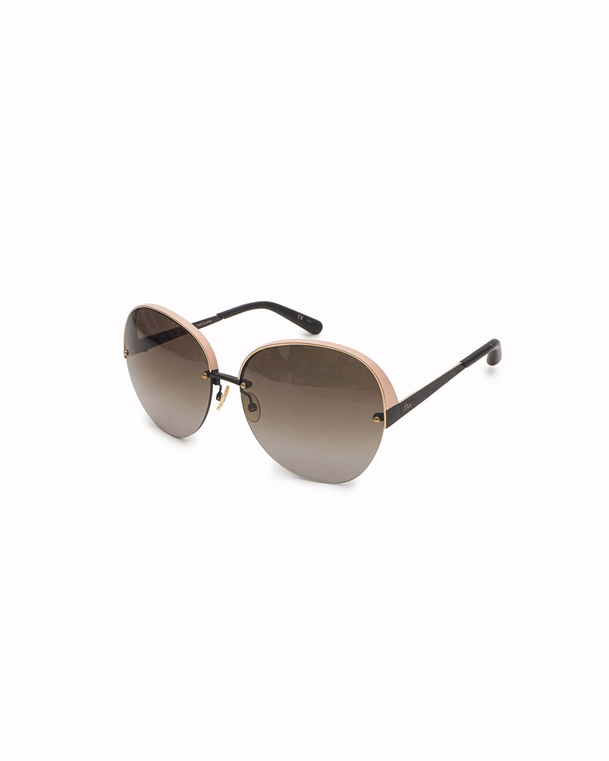 Dior Oversized Gradient Round Sunglasses