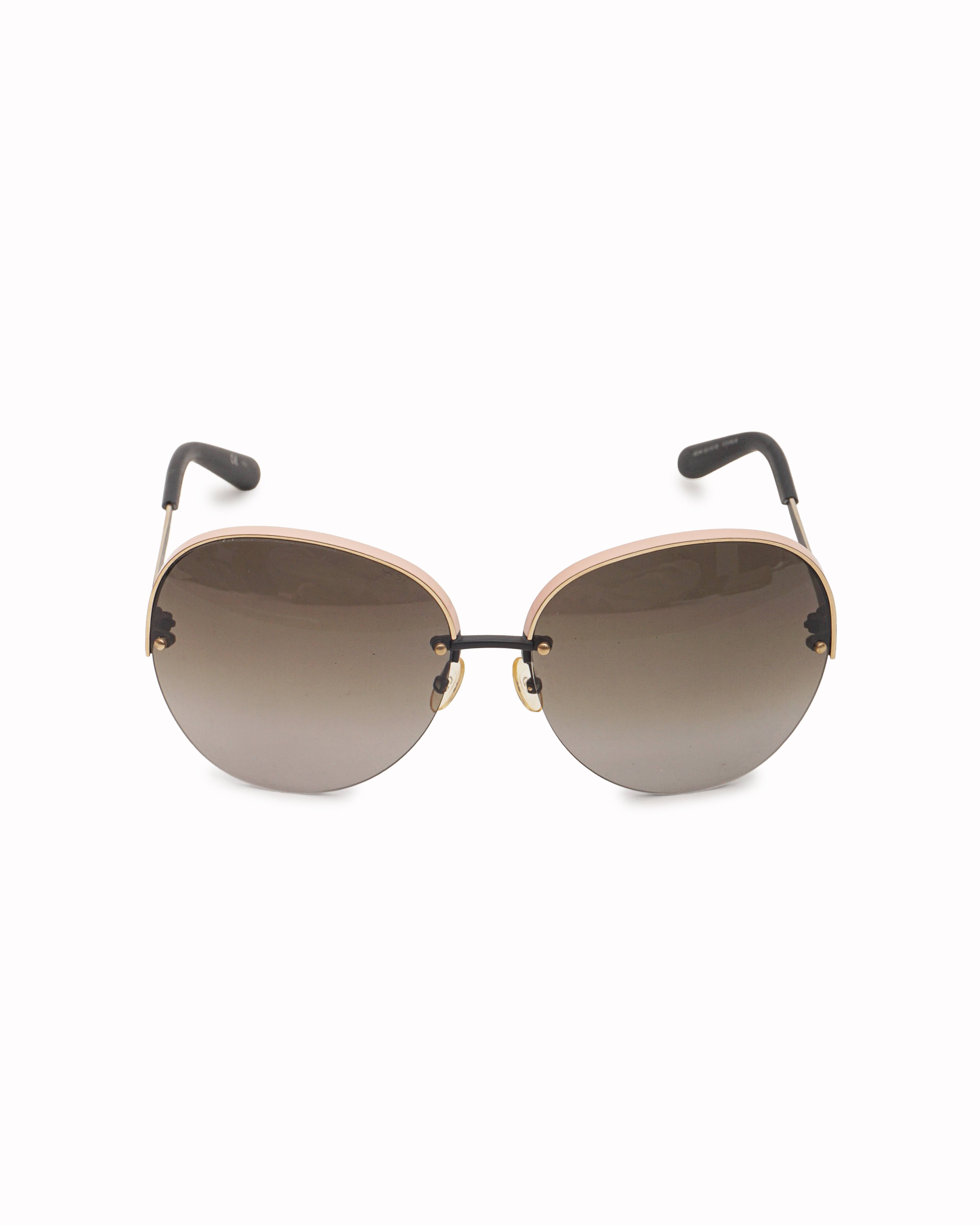 Dior Oversized Gradient Round Sunglasses