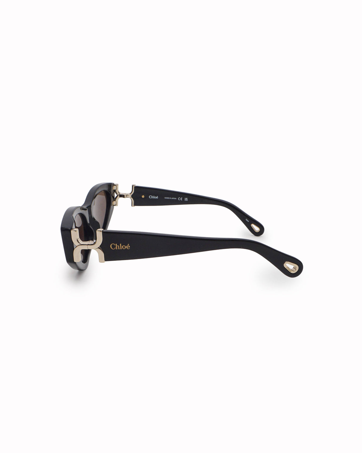 Chloé Marcie Black Acetate Cat-Eye Sunglasses