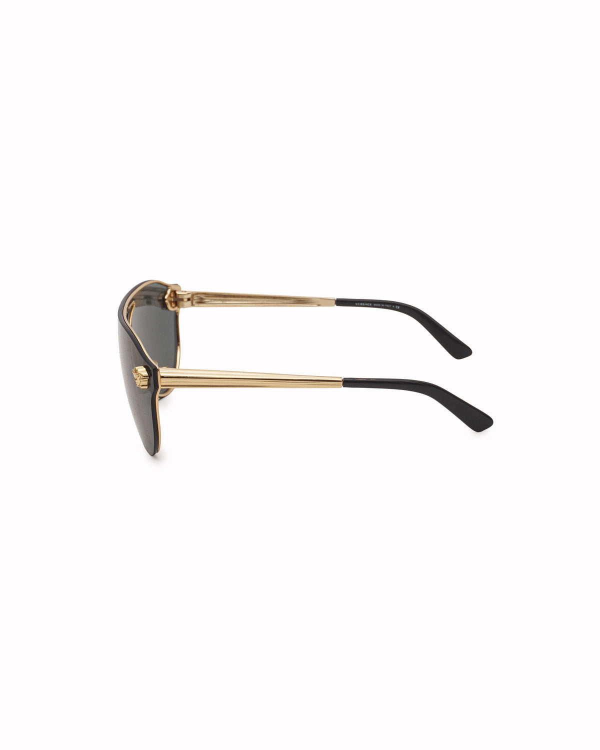 Versace Medusa Black Shield Sunglasses