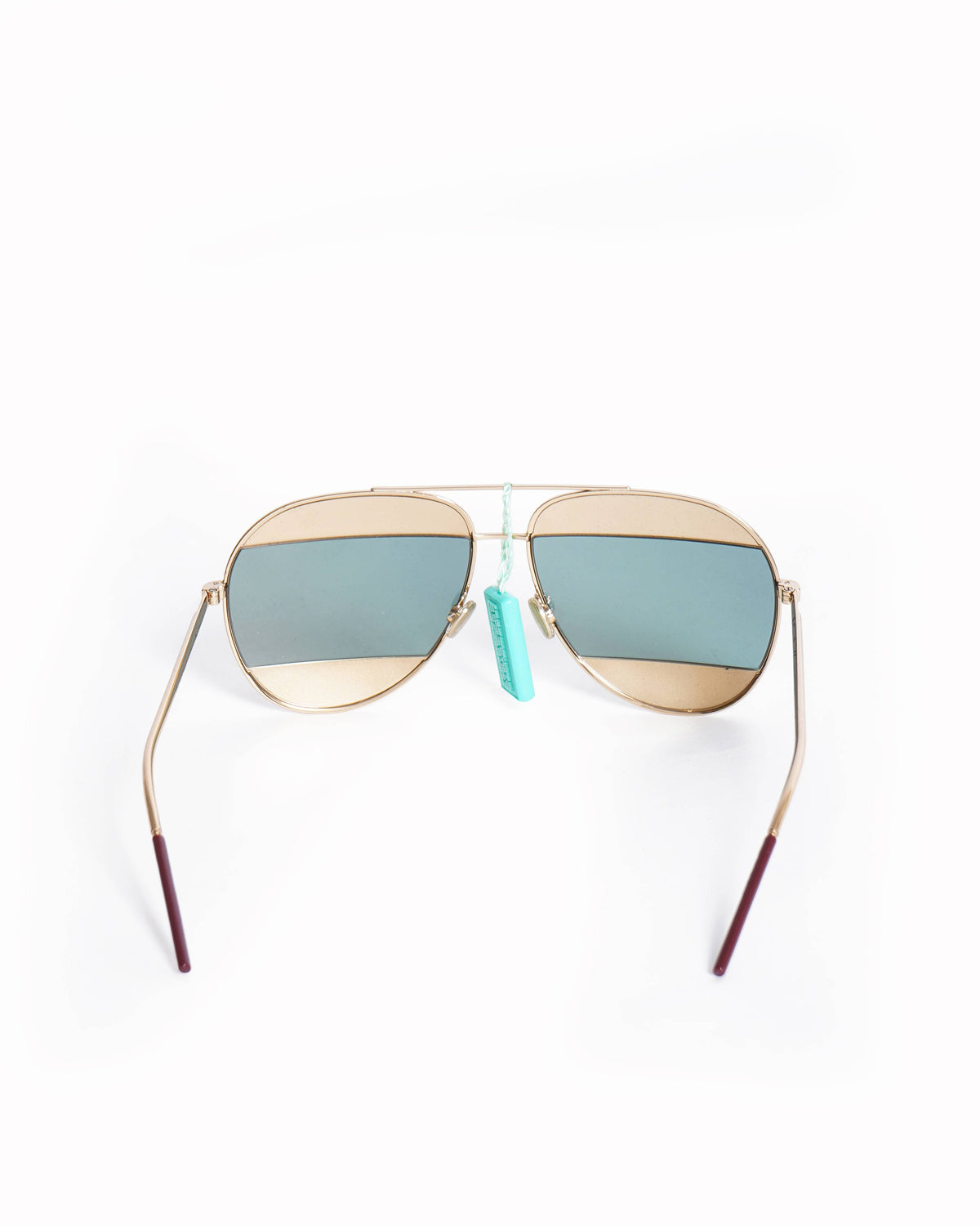 Christian Dior Rose Gold Aviator Sunglass Christian Dior Metal Dior By Dior 2 Sunglasses Rose Gold  main image 2