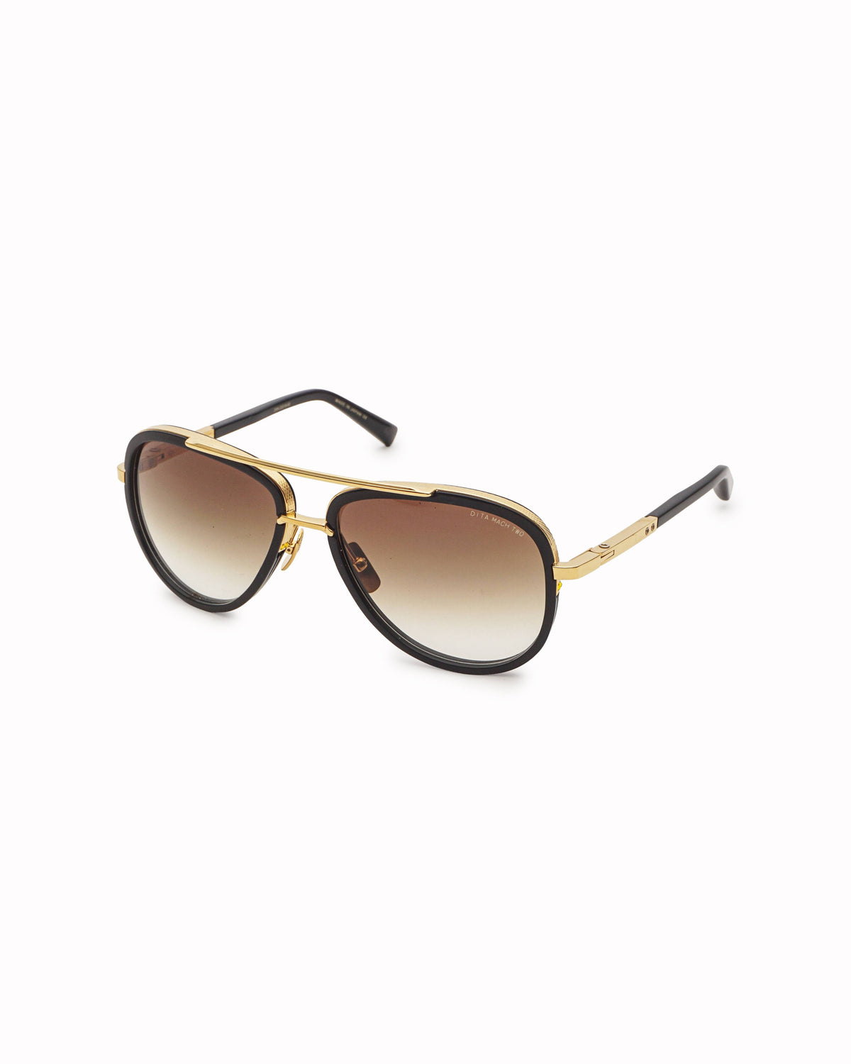 Dita Mach-Two Black & Gold Unisex Sunglasses