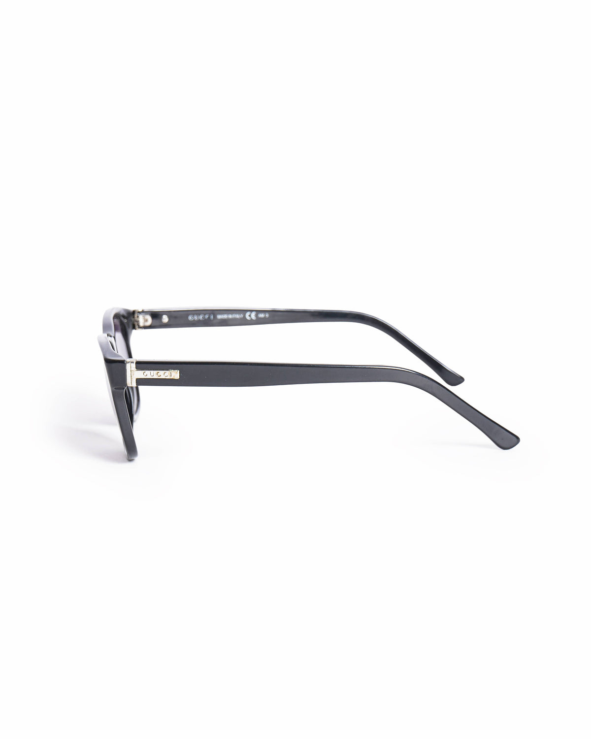 Gucci Men's Polished Black Square-Frame Sunglasses